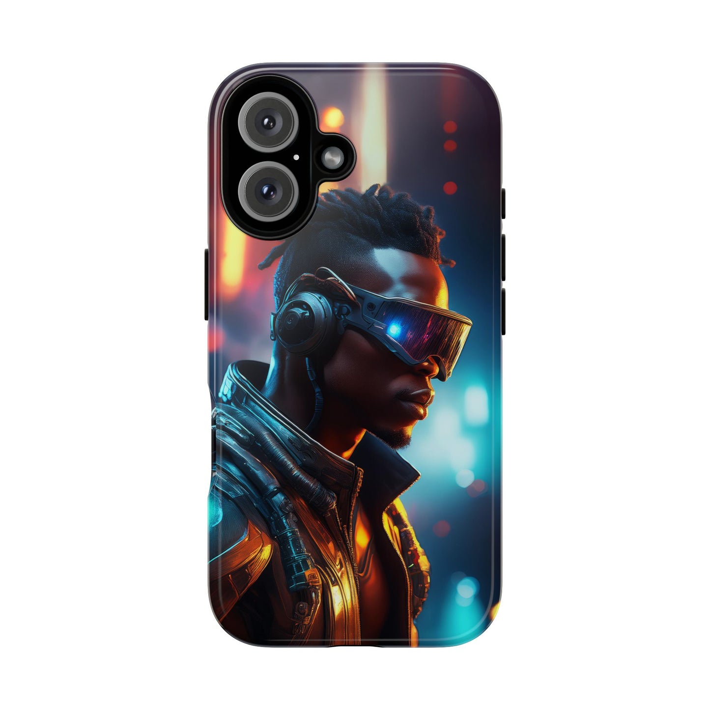 Futuristic Cyberpunk Male Cell Phone Case 016