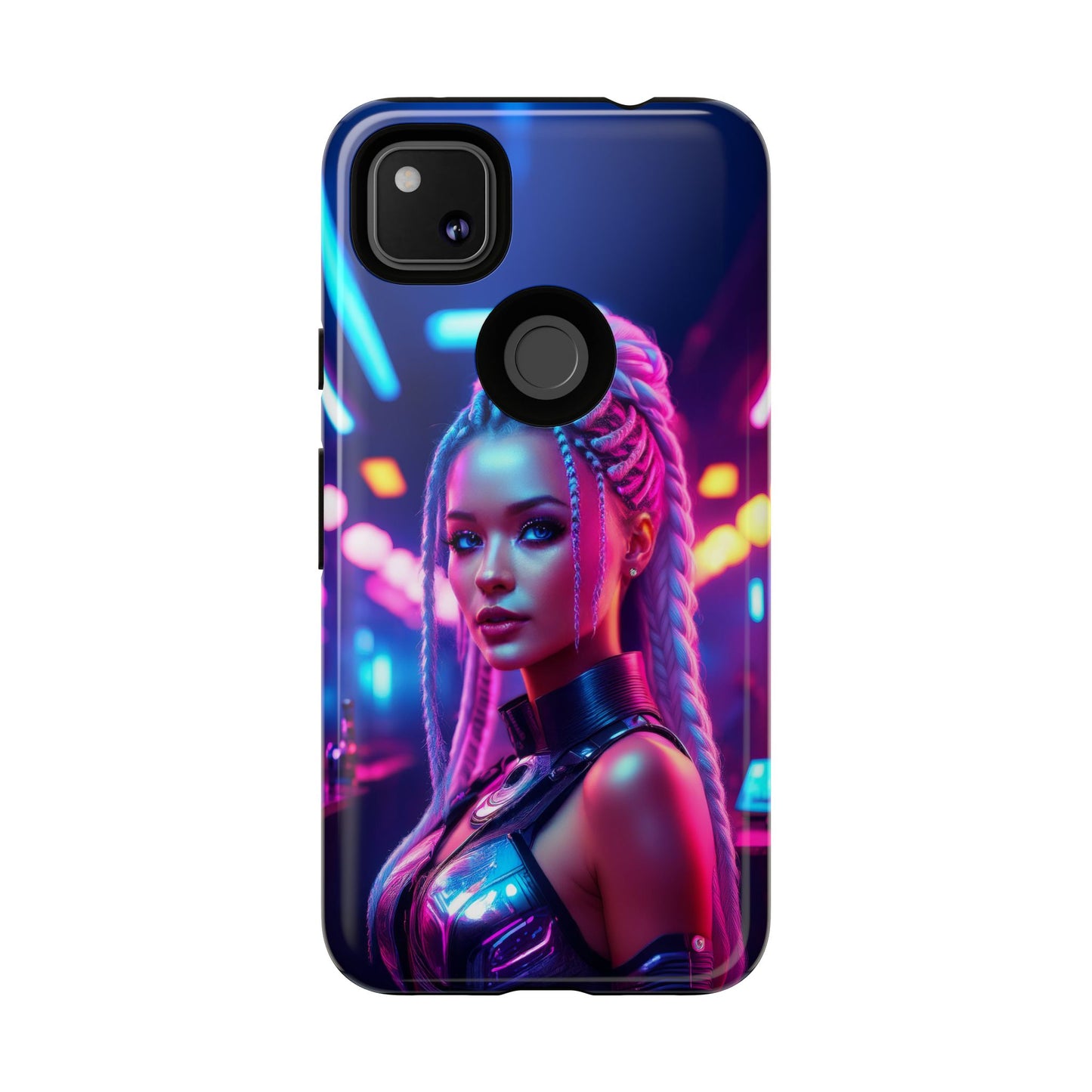 Futuristic Cyberpunk Female Cell Phone Case 007