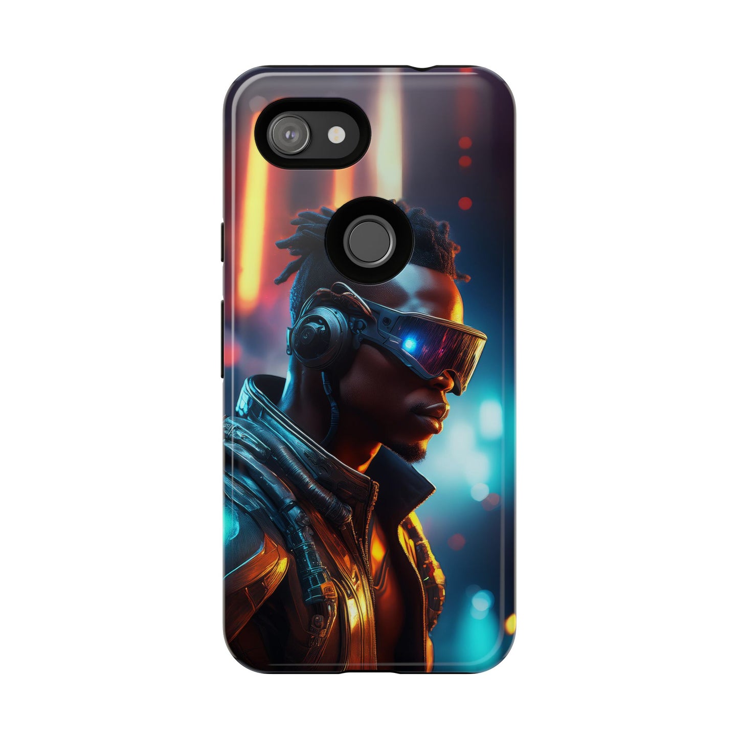 Futuristic Cyberpunk Male Cell Phone Case 016