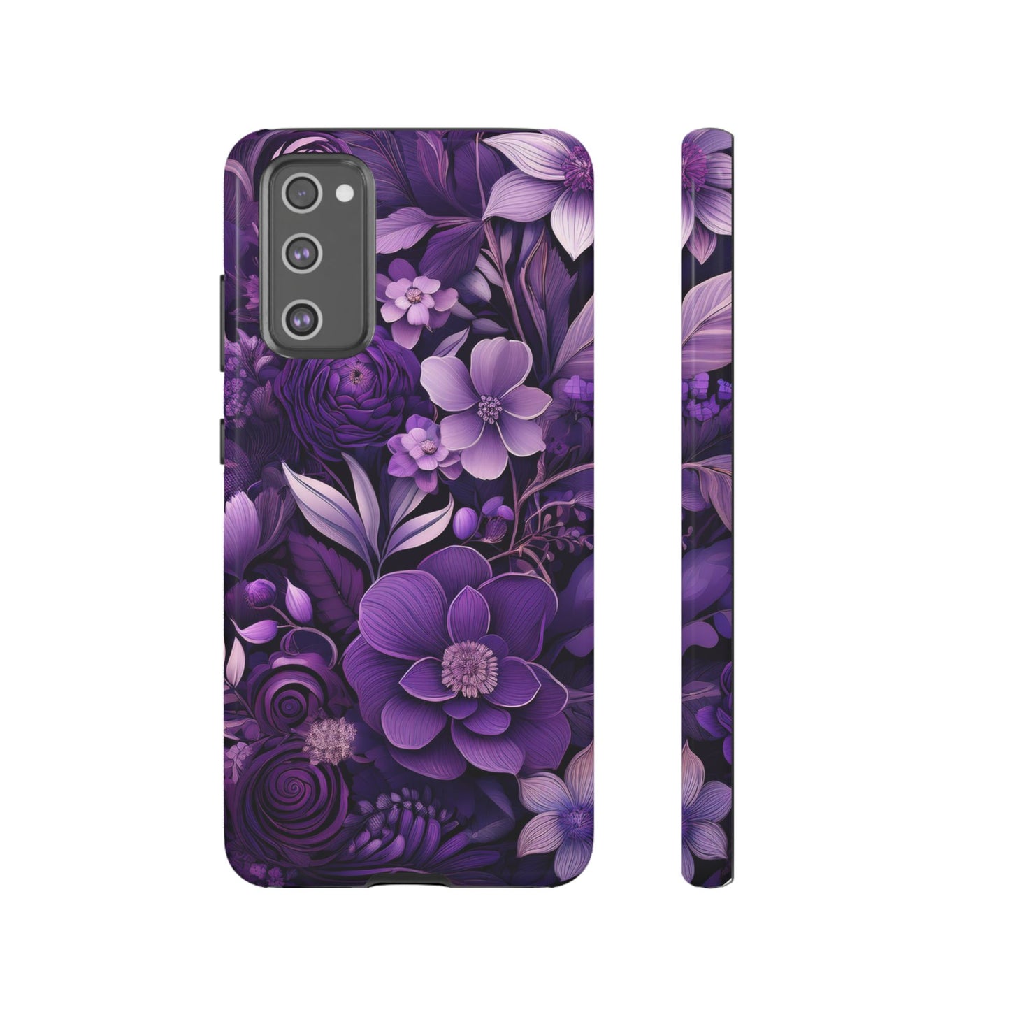 Purple Florals Tough Cases