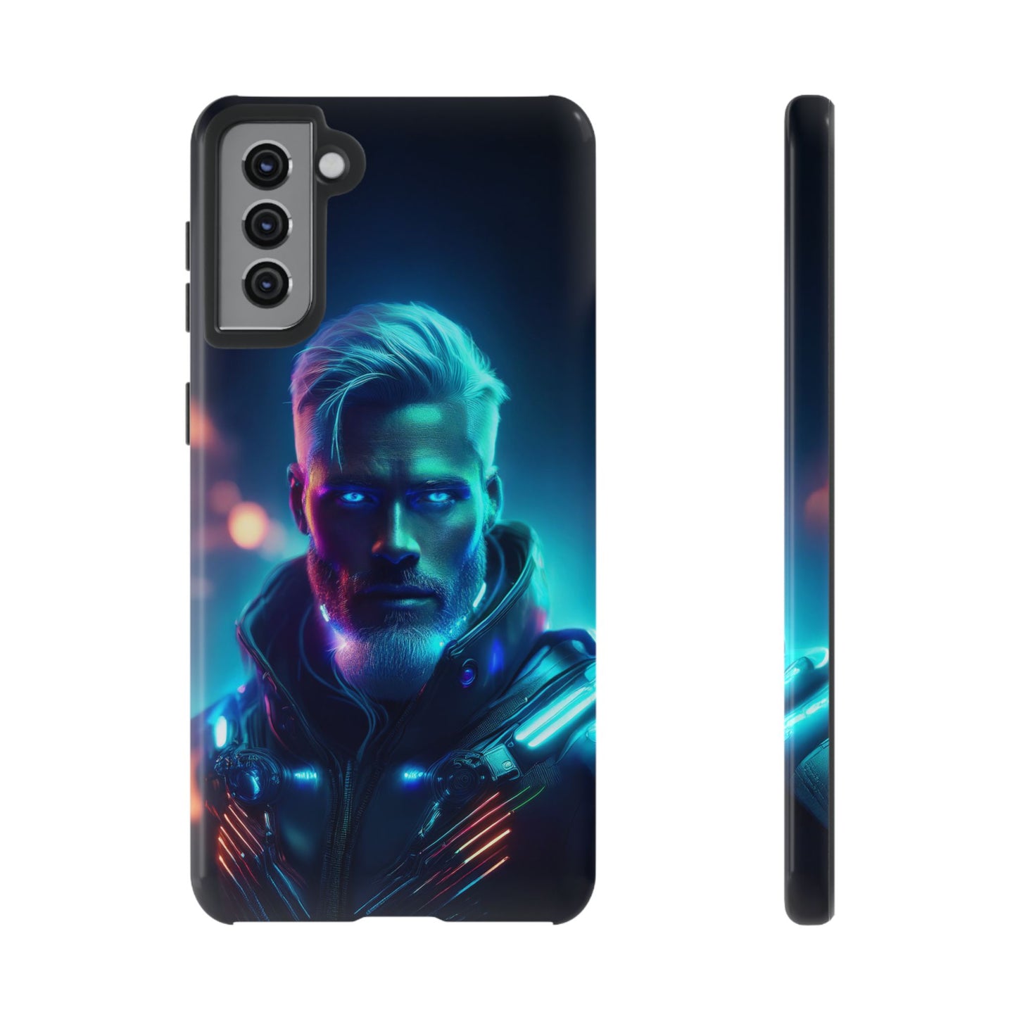 Futuristic Cyberpunk Male Cell Phone Case 023