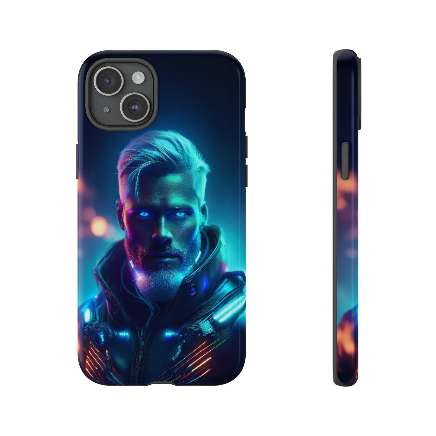 Futuristic Cyberpunk Male Cell Phone Case 023