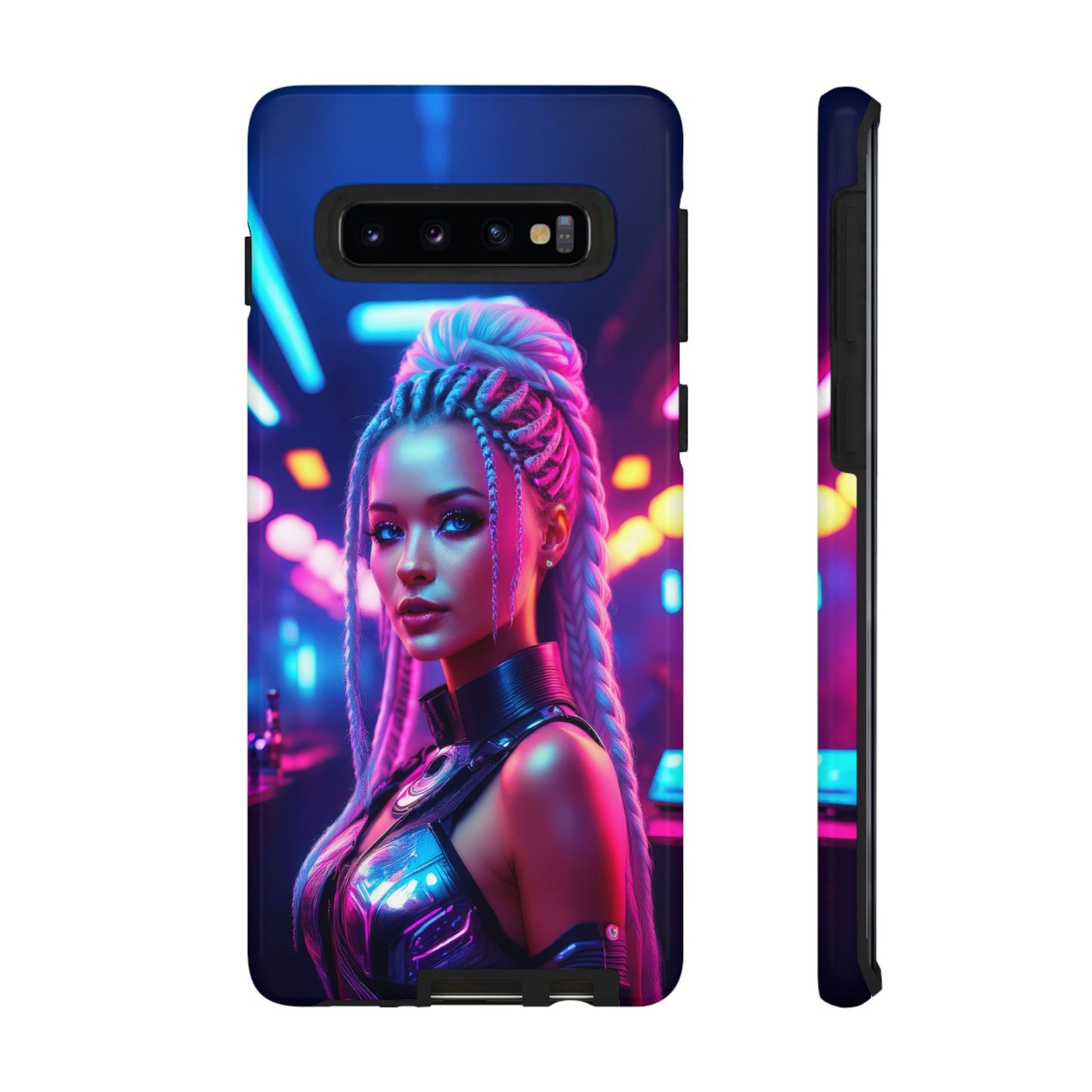 Futuristic Cyberpunk Female Cell Phone Case 007