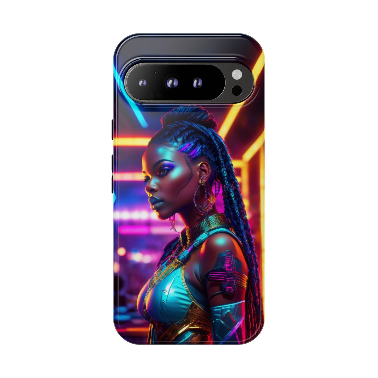 Futuristic Cyberpunk Female Cell Phone Case 006