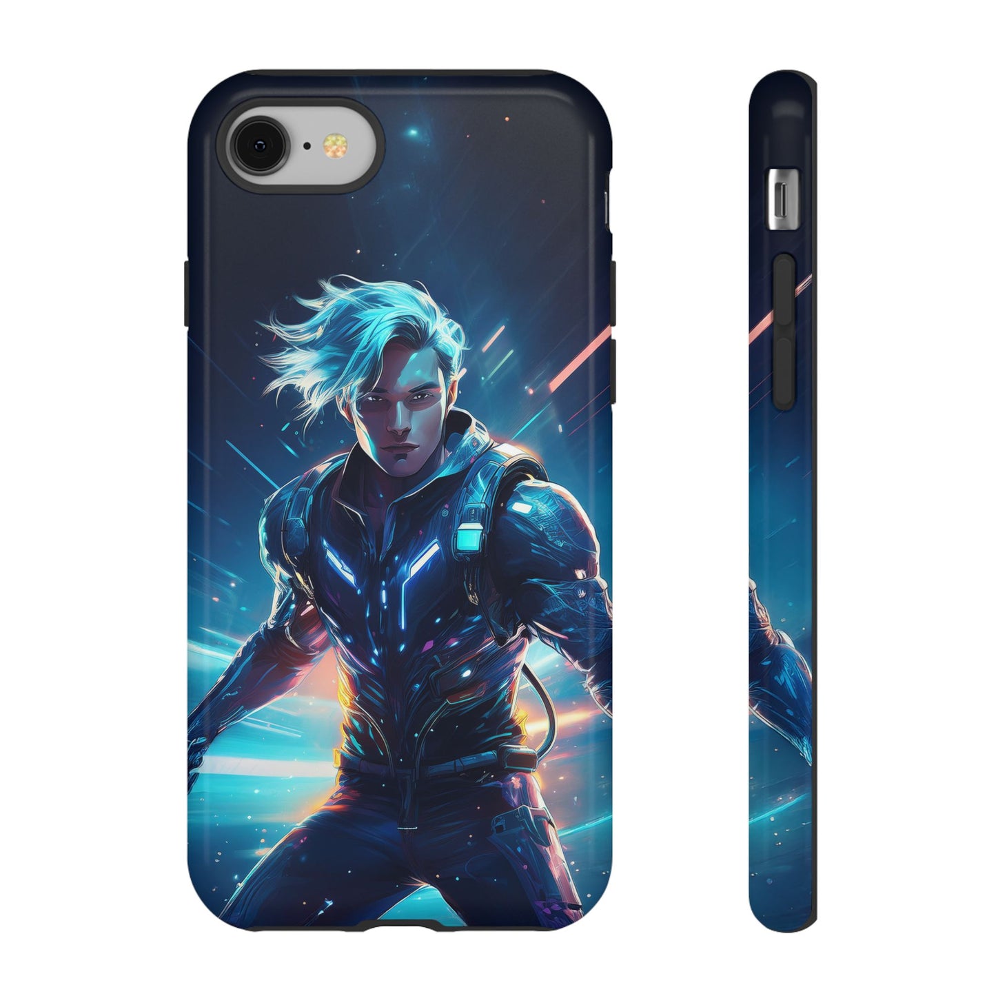 Futuristic Cyberpunk Male Cell Phone Case 024