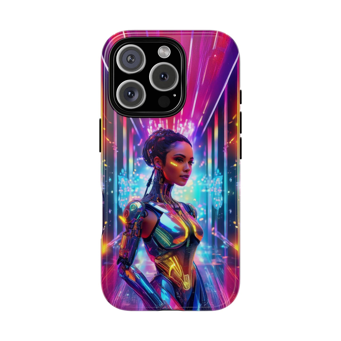 Futuristic Human Android Hybrid Cell Phone Case 006