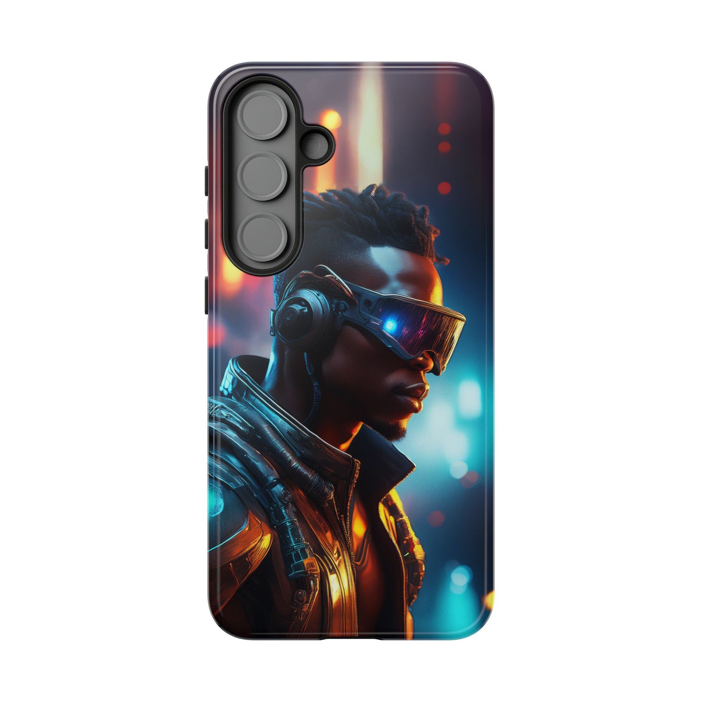 Futuristic Cyberpunk Male Cell Phone Case 016