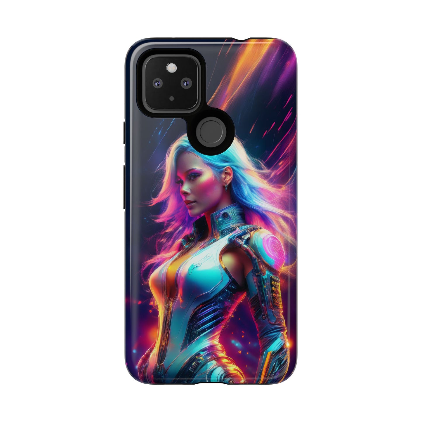 Futuristic Cyberpunk Female Cell Phone Case 012