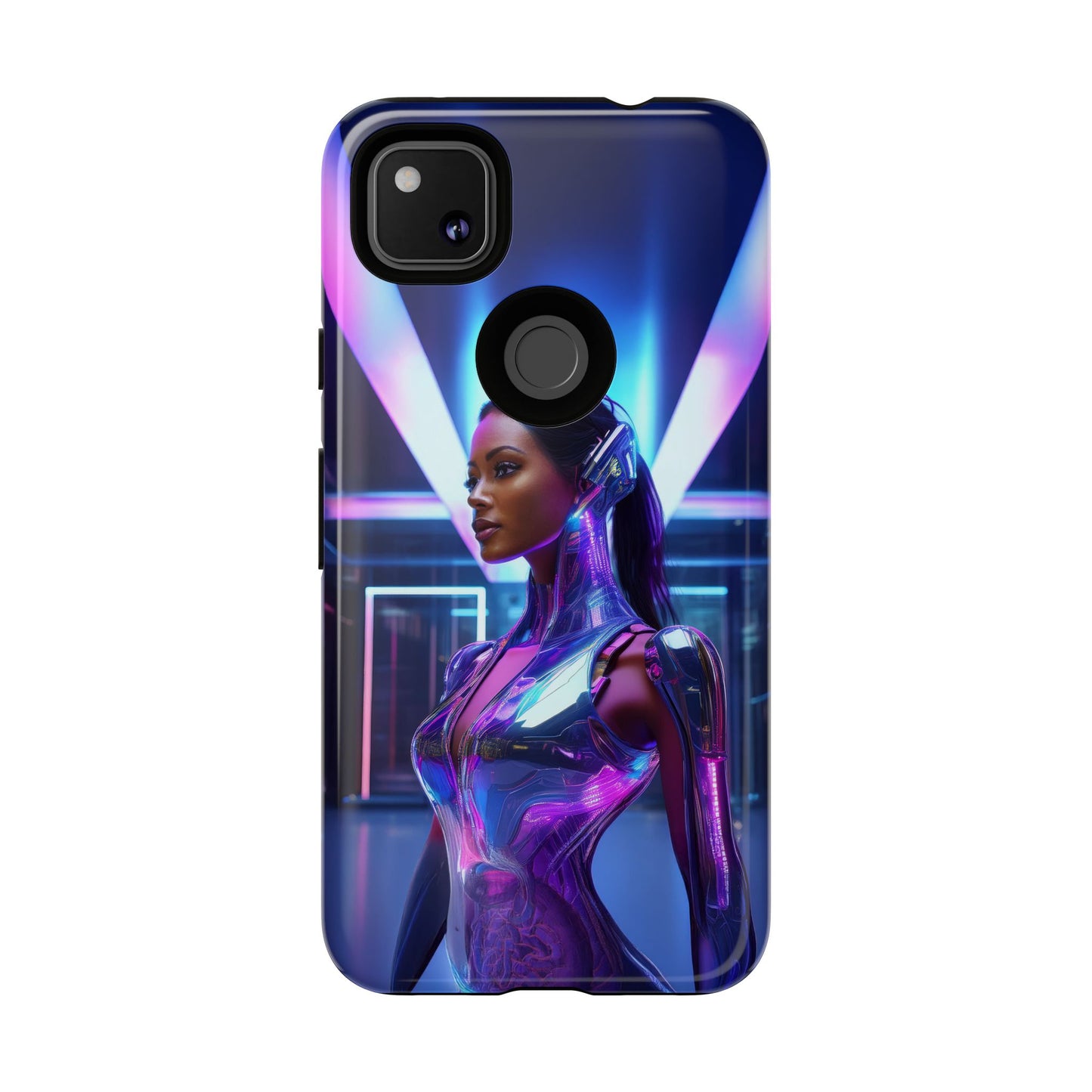 Futuristic Human Android Hybrid Cell Phone Case 017