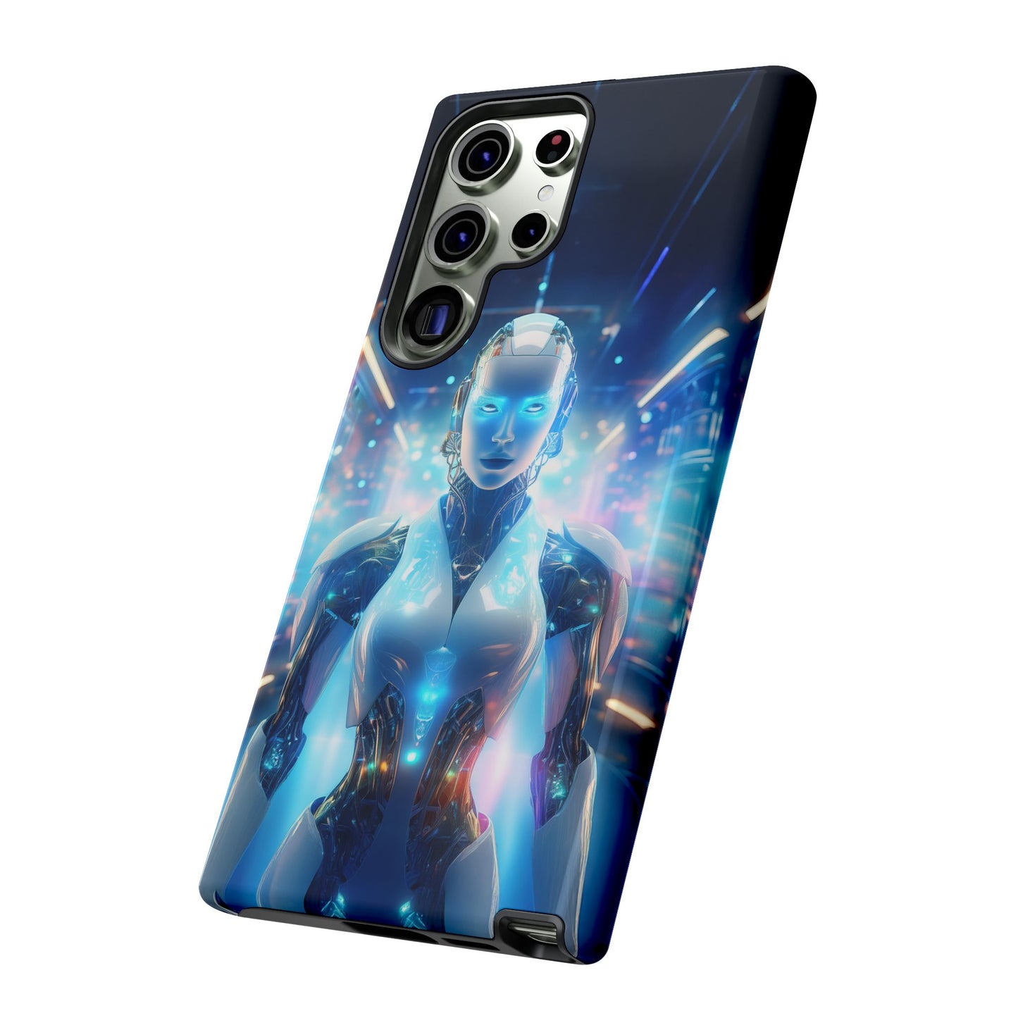 Futuristic Human Android Hybrid Cell Phone Case 012