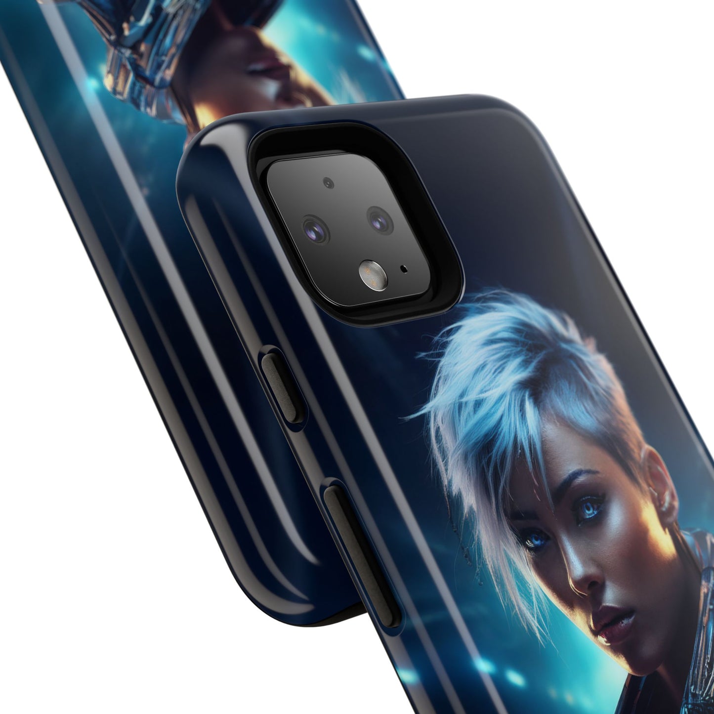 Futuristic Cyberpunk Female Cell Phone Case 027