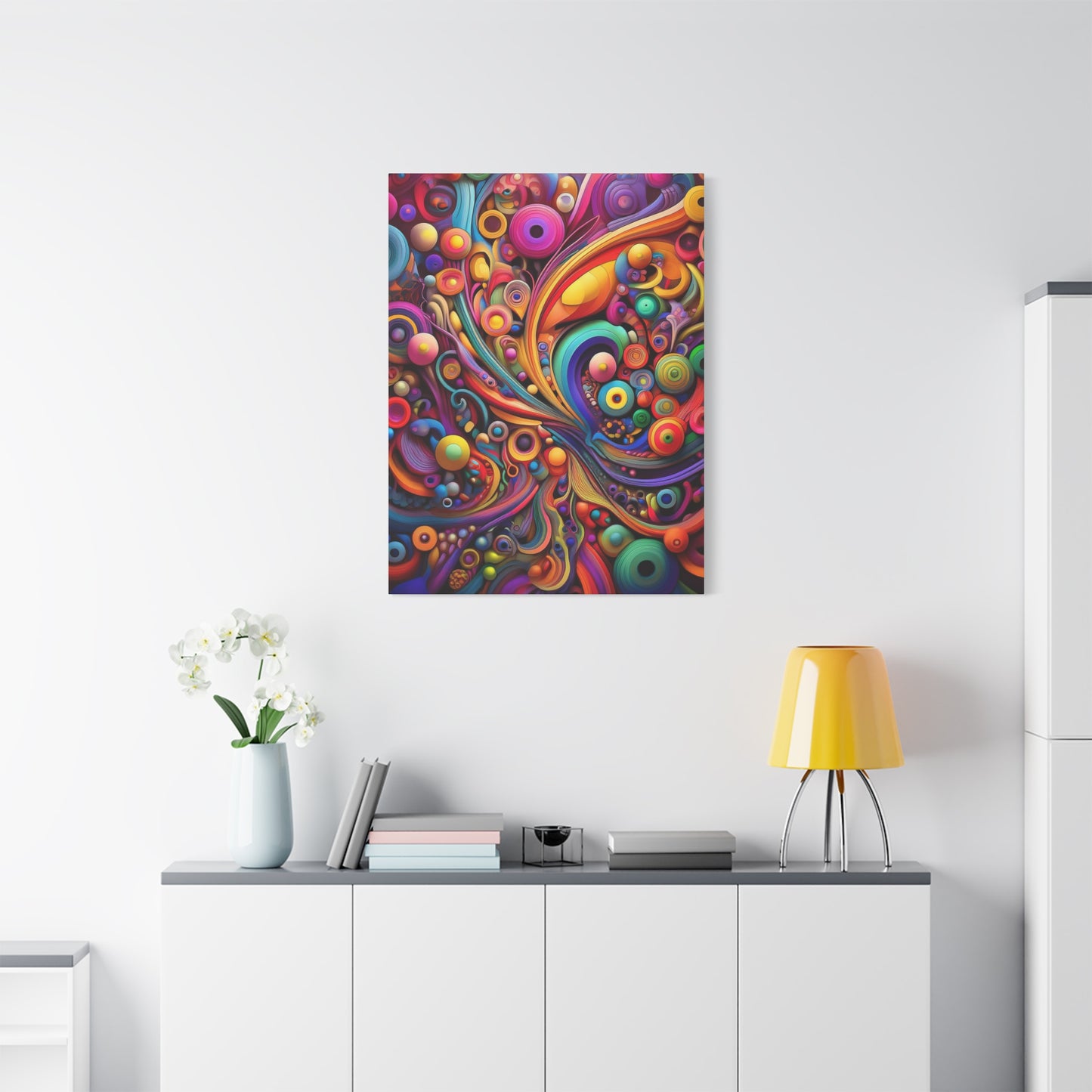 Psychedelic Dream Canvas Wall Art - Colorful Home Decor