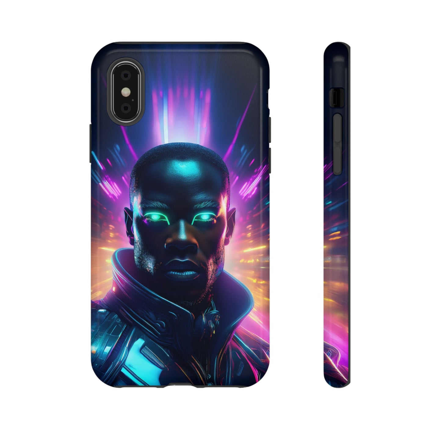 Futuristic Cyberpunk Male Cell Phone Case 022