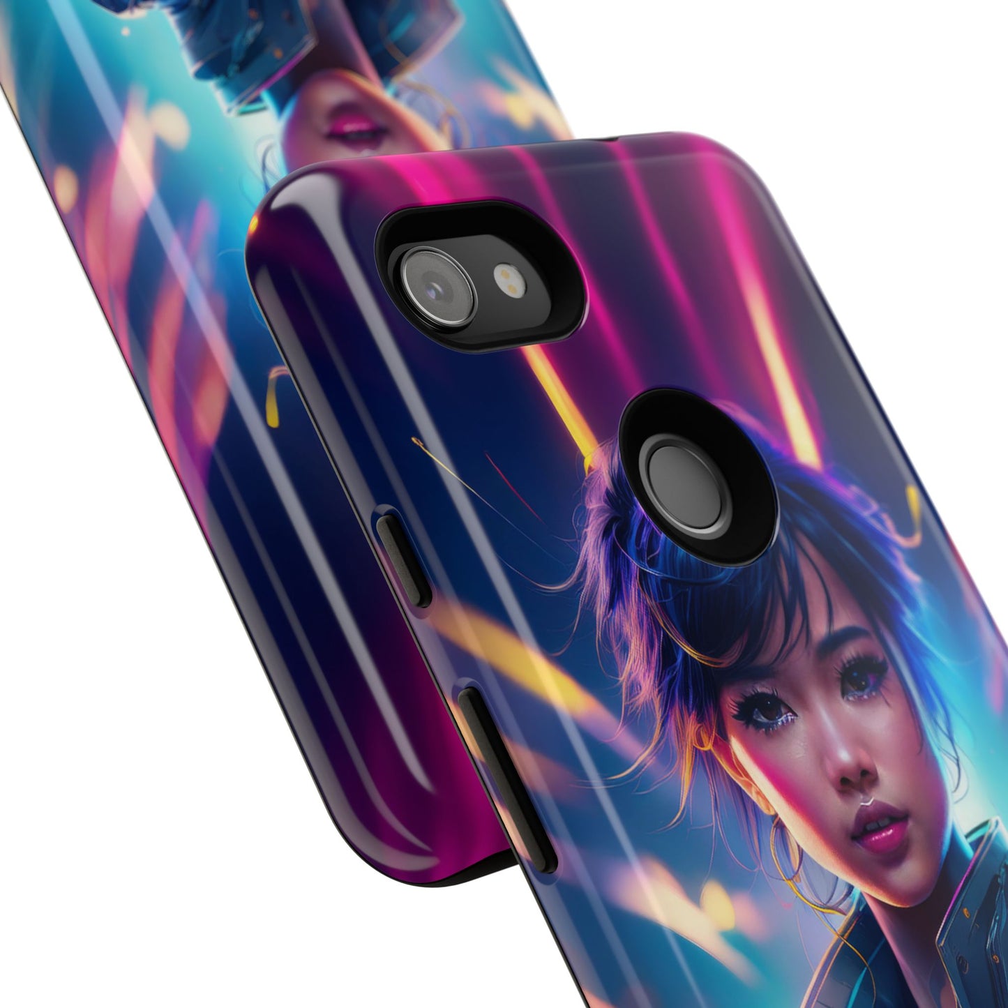 Futuristic Cyberpunk Female Cell Phone Case 024