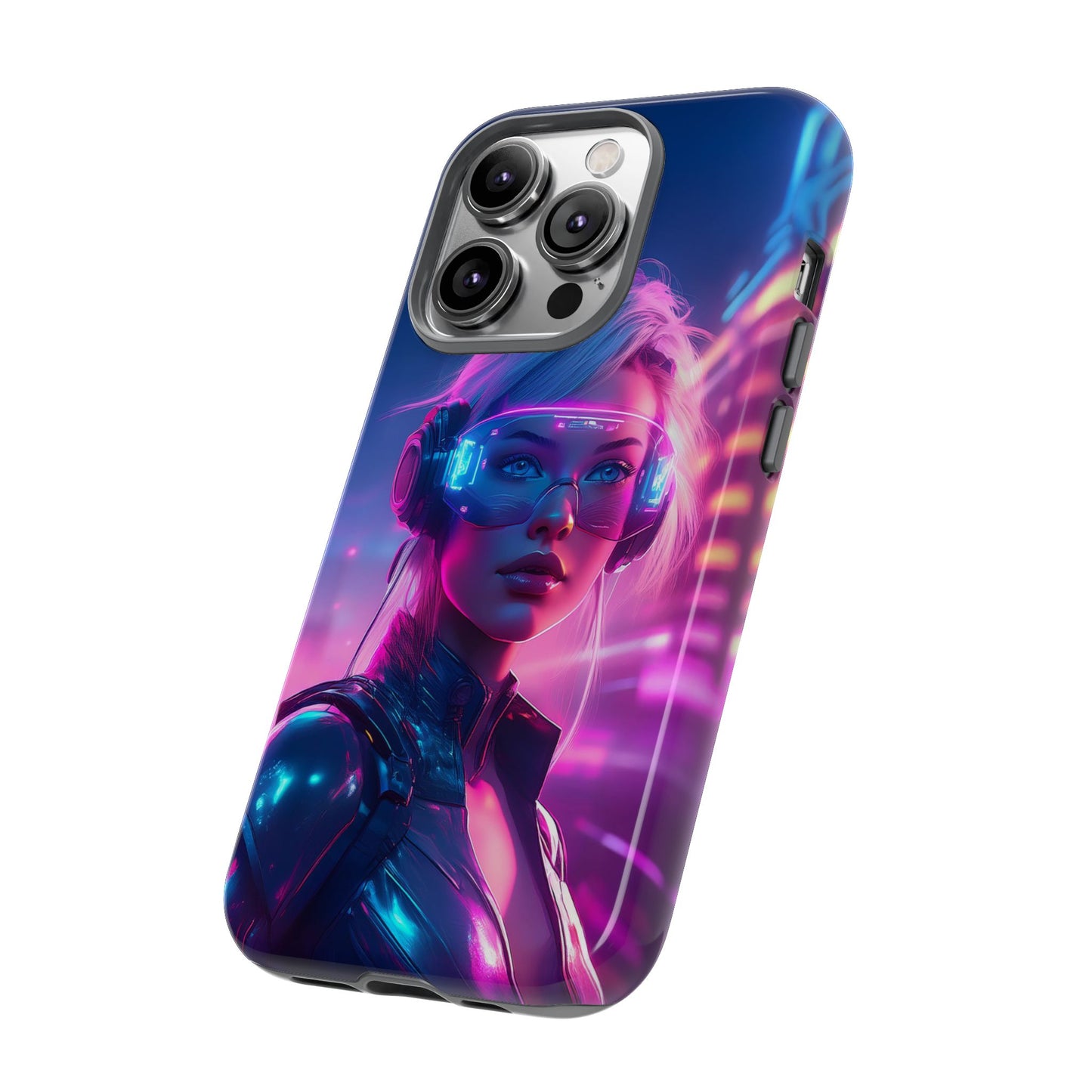 Futuristic Cyberpunk Female Cell Phone Case 029