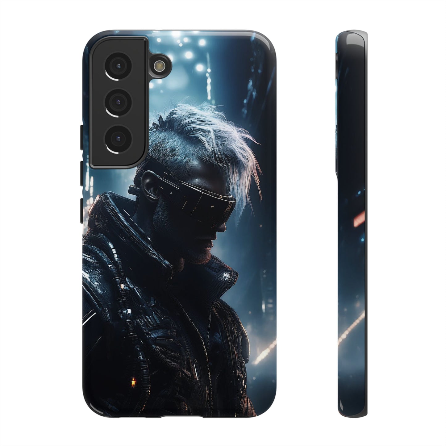 Futuristic Cyberpunk Male Cell Phone Case 025