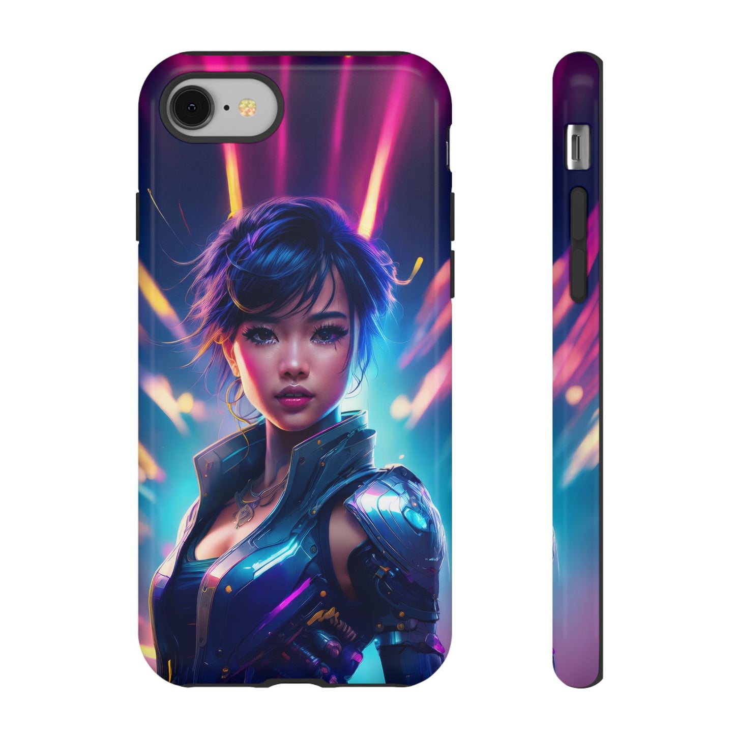 Futuristic Cyberpunk Female Cell Phone Case 024