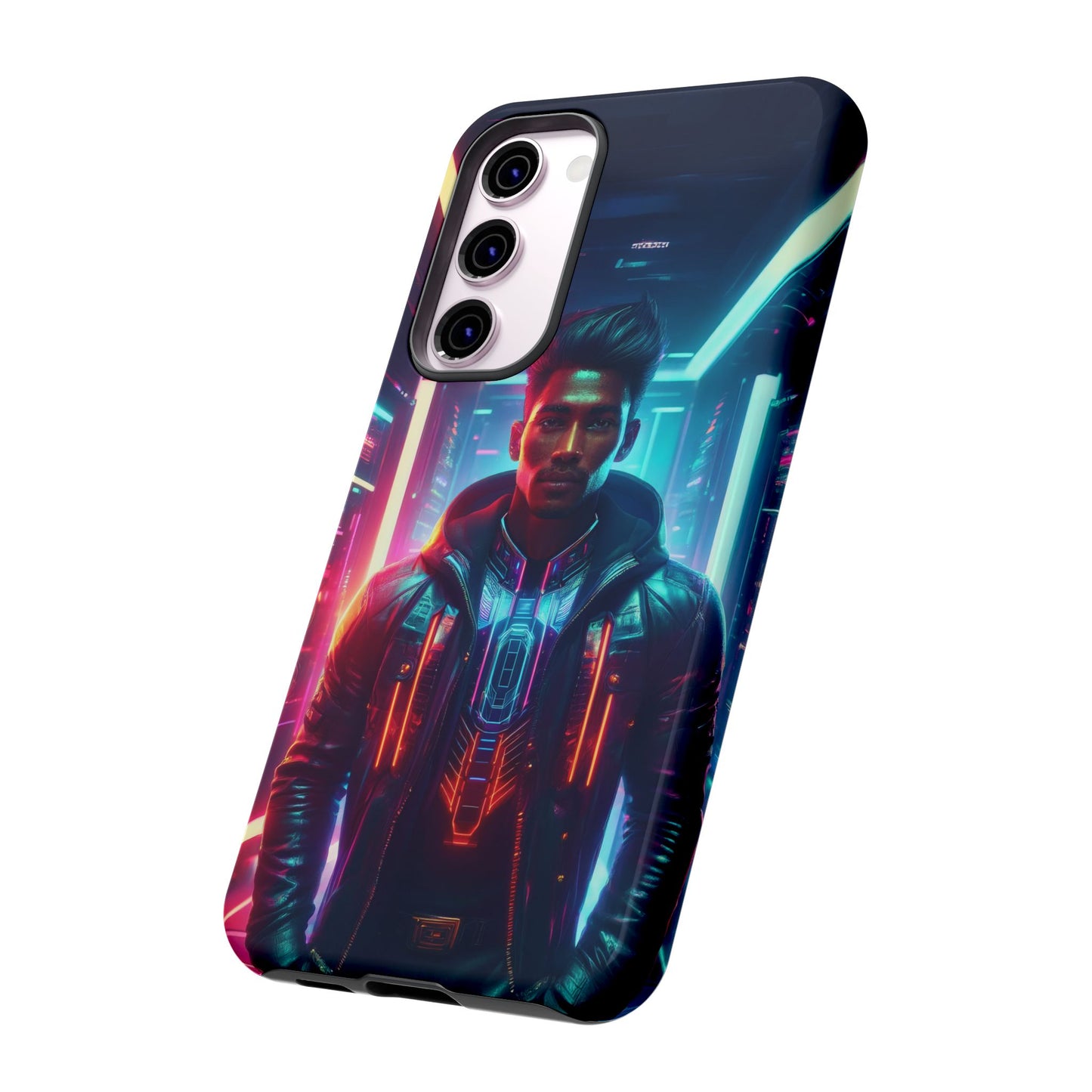 Futuristic Cyberpunk Male Cell Phone Case 001