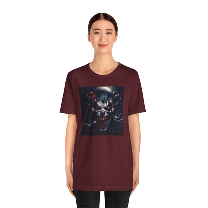 Terrifying Clown Face Halloween Shirt – Haunted Circus Horror Graphic Tee for Halloween Fright Fans