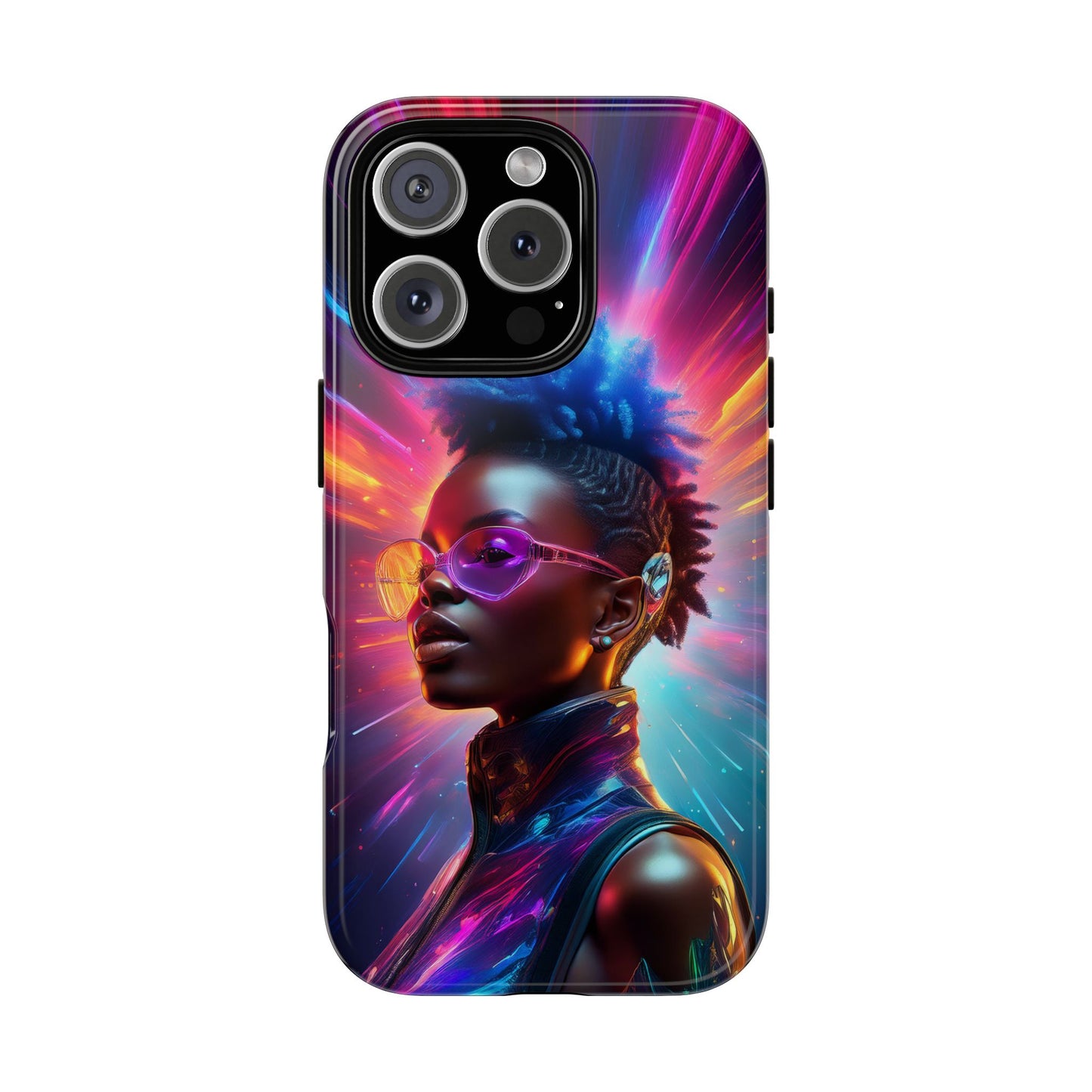 Futuristic Cyberpunk Female Cell Phone Case 026