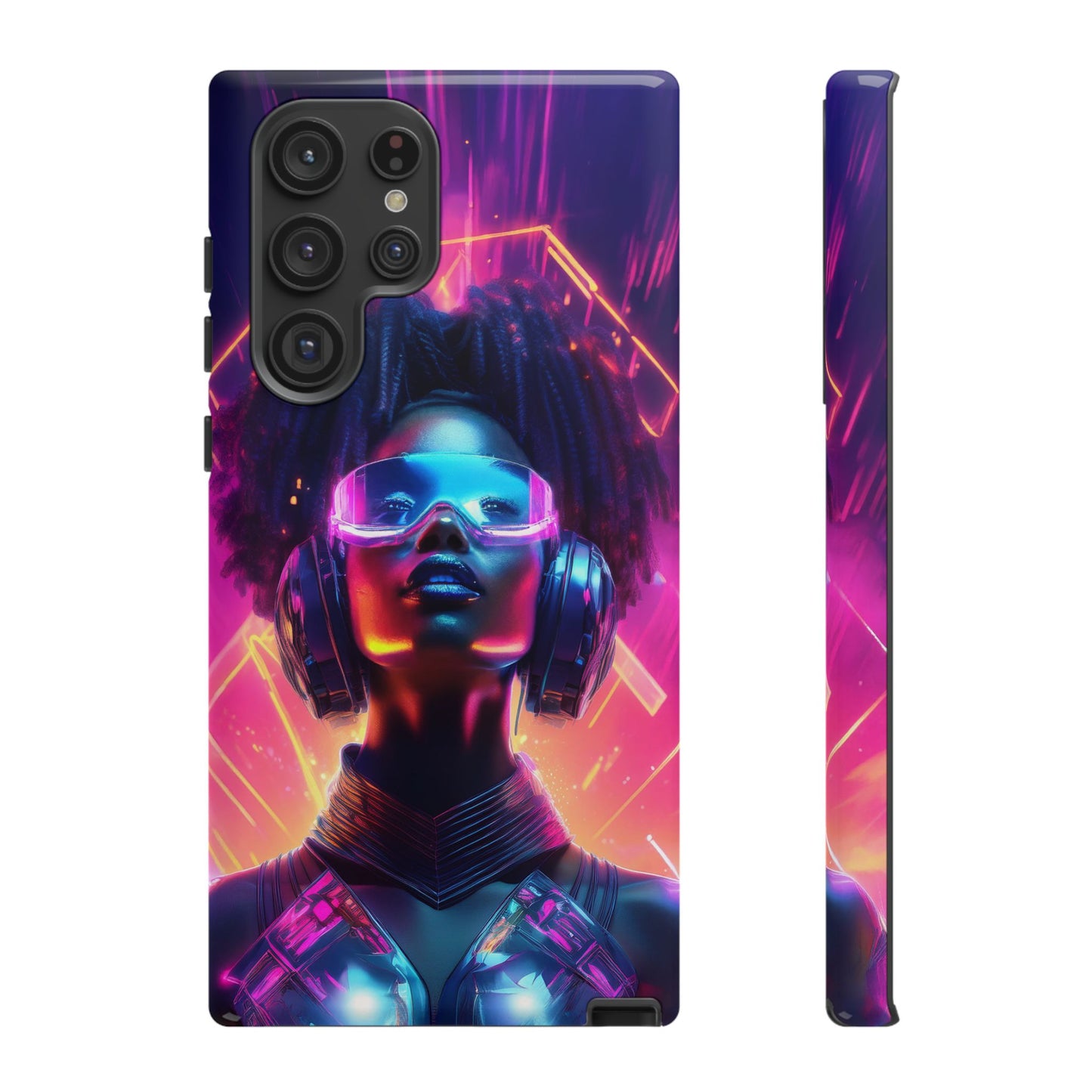 Futuristic Cyberpunk Female Cell Phone Case 030