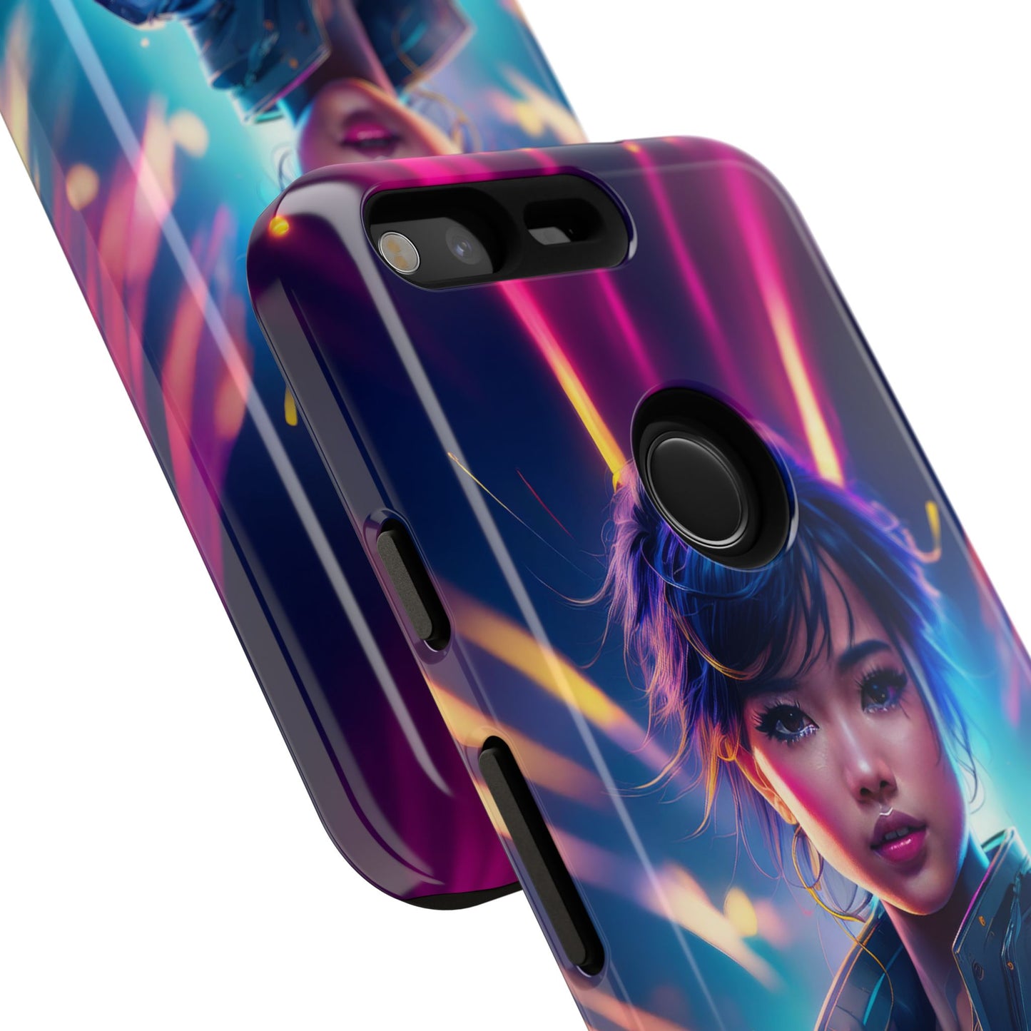 Futuristic Cyberpunk Female Cell Phone Case 024