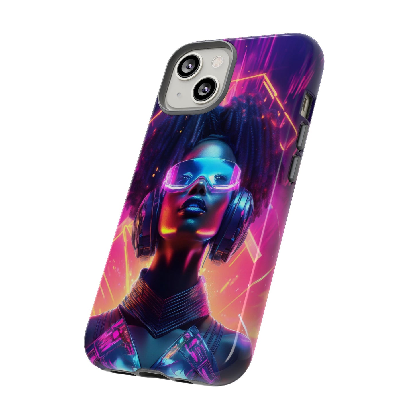 Futuristic Cyberpunk Female Cell Phone Case 030