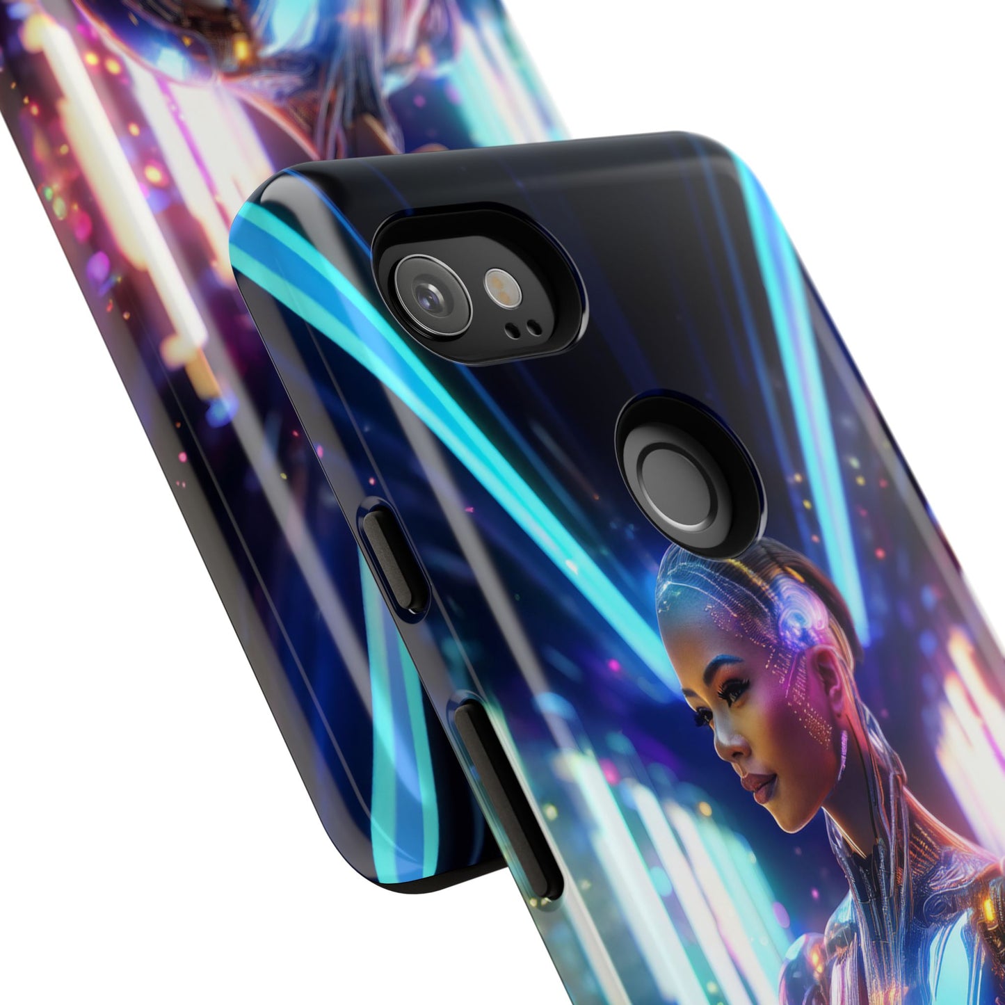 Futuristic Human Android Hybrid Cell Phone Case 010