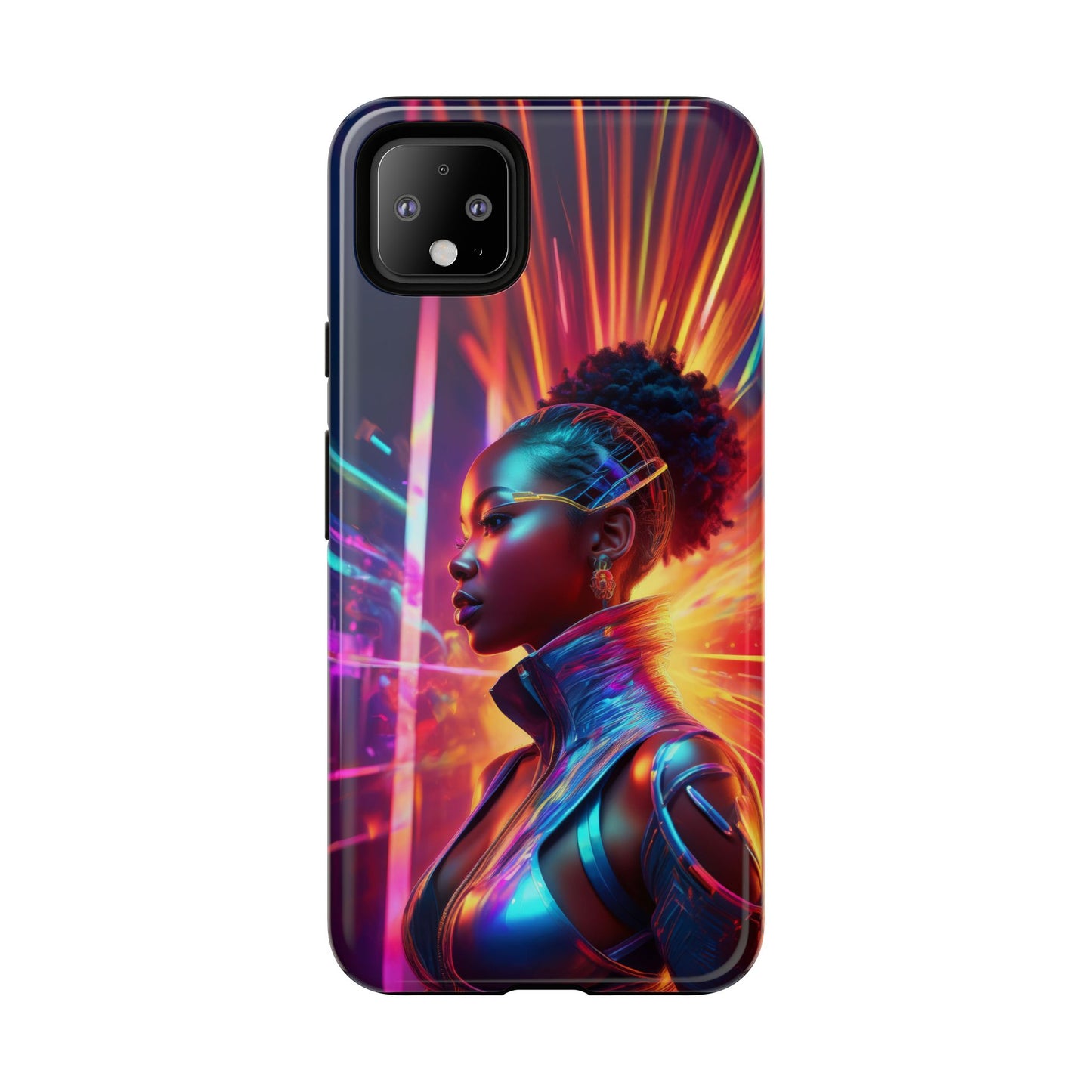 Futuristic Cyberpunk Female Cell Phone Case 001