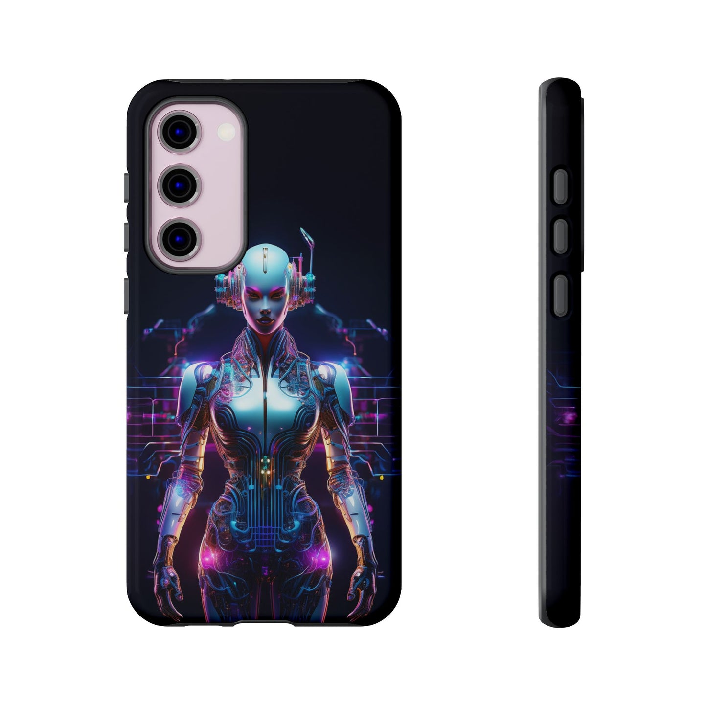 Futuristic Human Android Hybrid Cell Phone Case 001