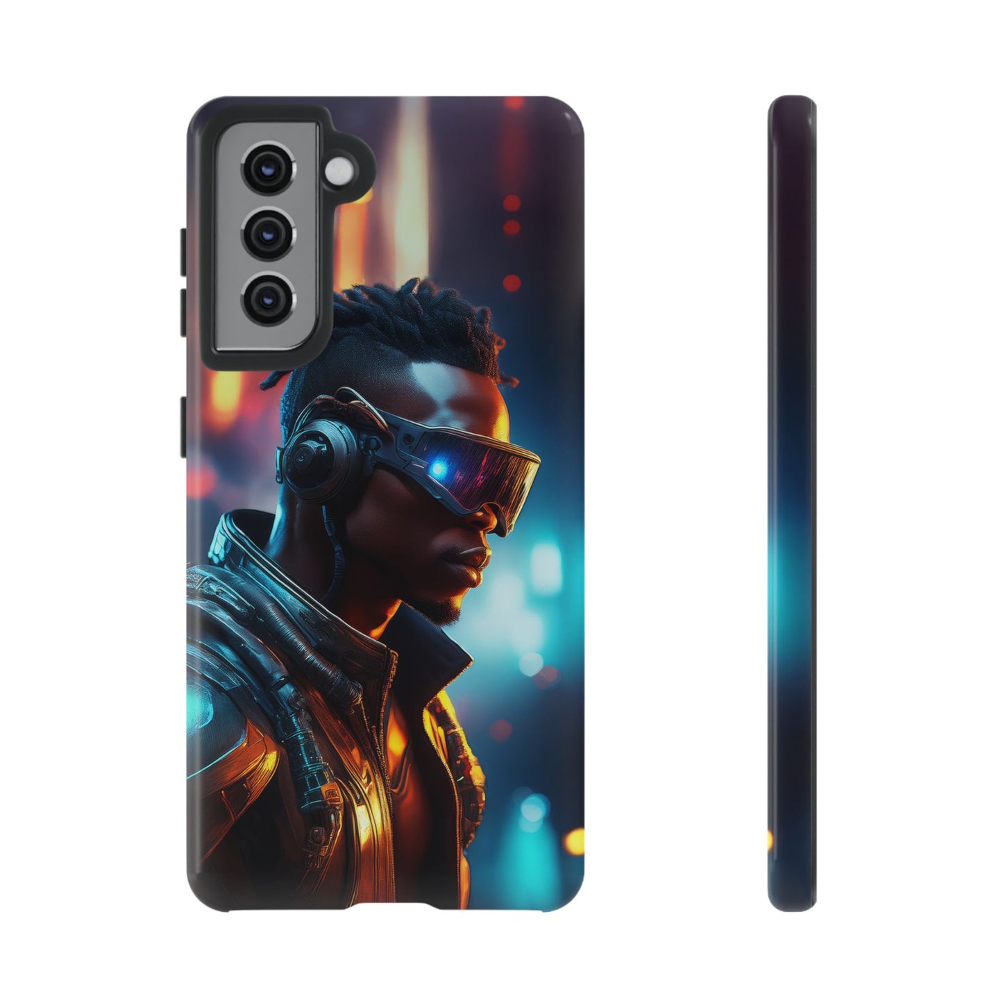 Futuristic Cyberpunk Male Cell Phone Case 016