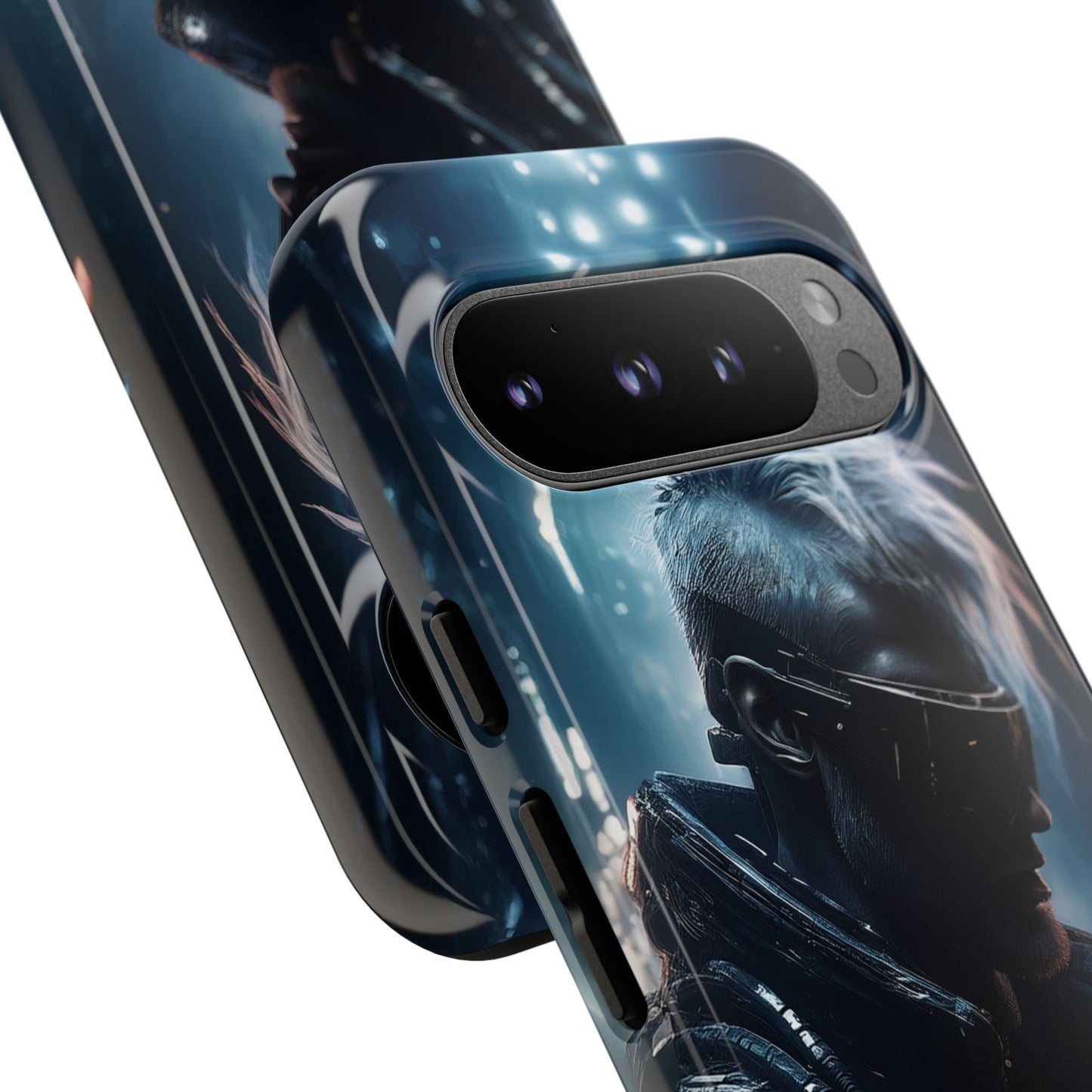 Futuristic Cyberpunk Male Cell Phone Case 025