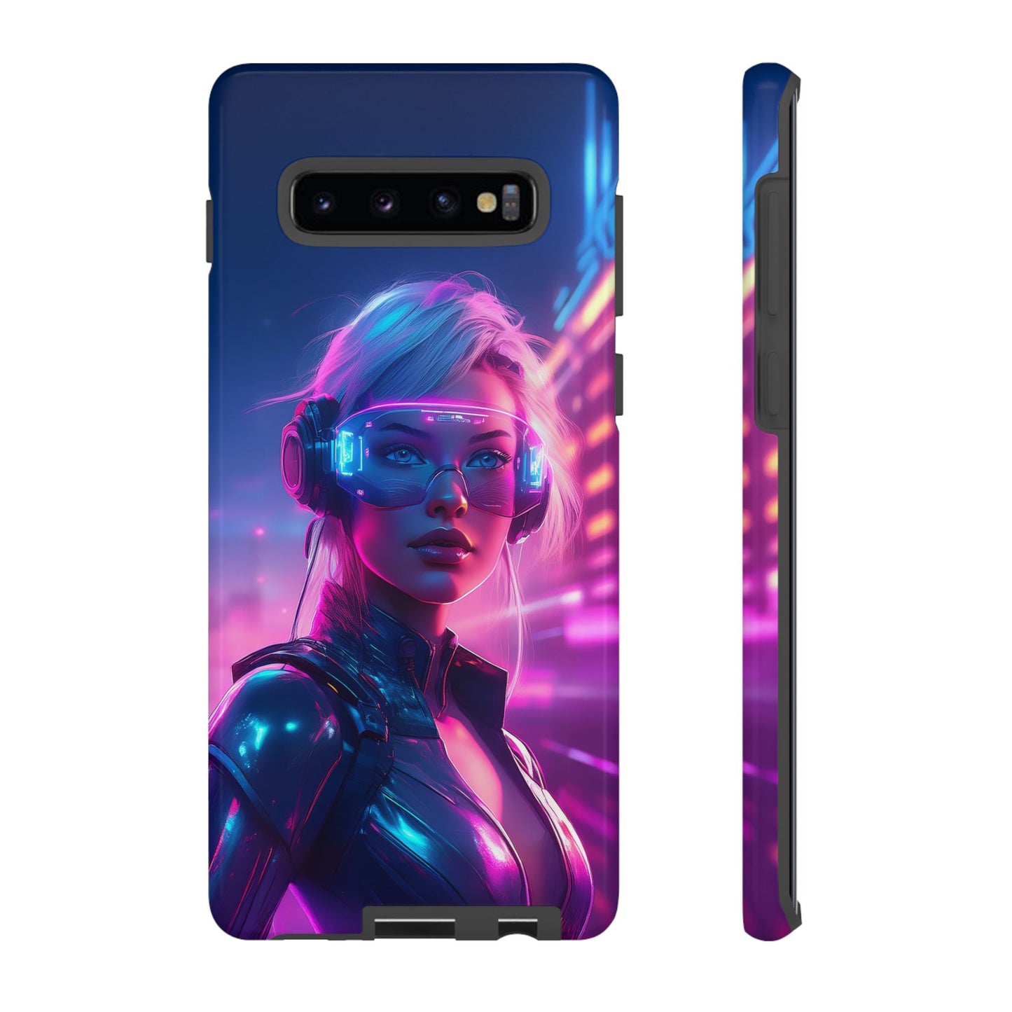 Futuristic Cyberpunk Female Cell Phone Case 029