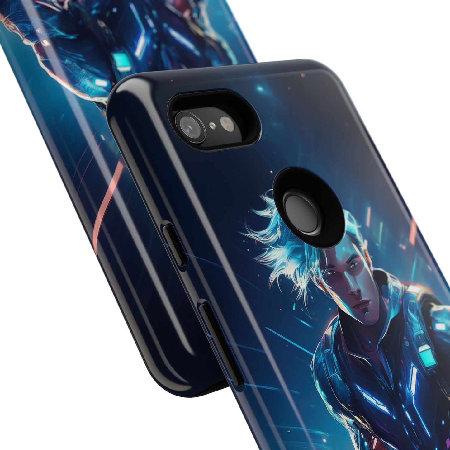 Futuristic Cyberpunk Male Cell Phone Case 024