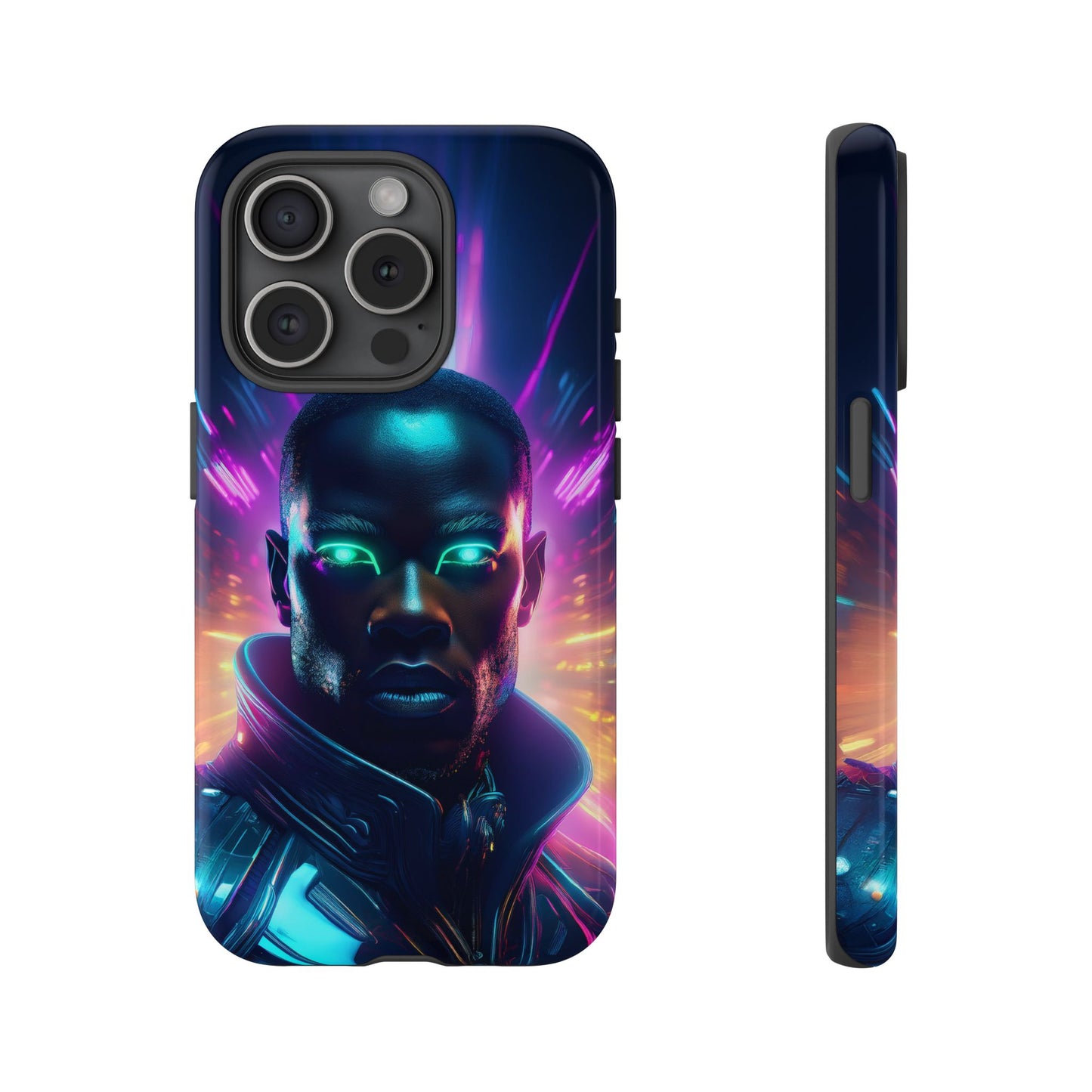 Futuristic Cyberpunk Male Cell Phone Case 022