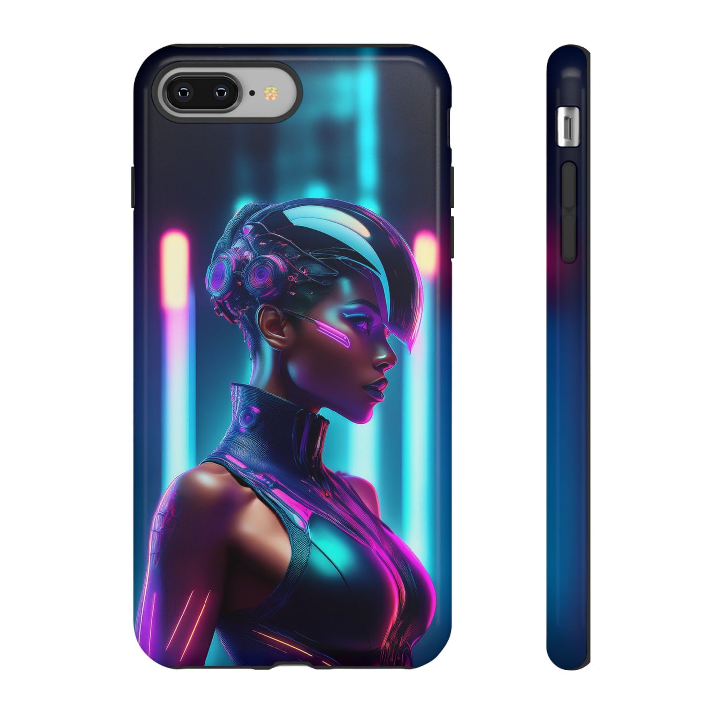 Futuristic Cyberpunk Female Cell Phone Case 021