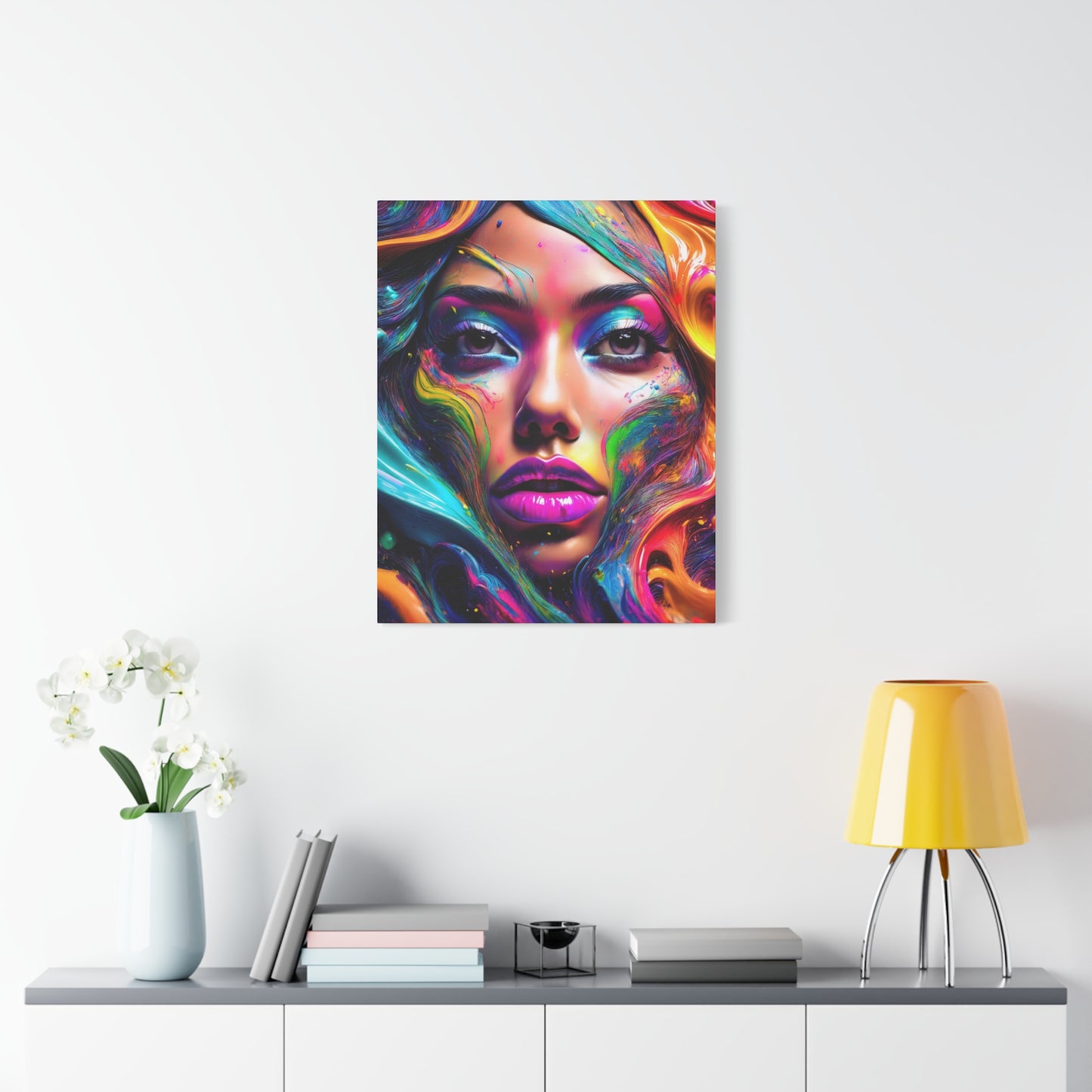 Painted Beauty 012 Canvas Wall Art