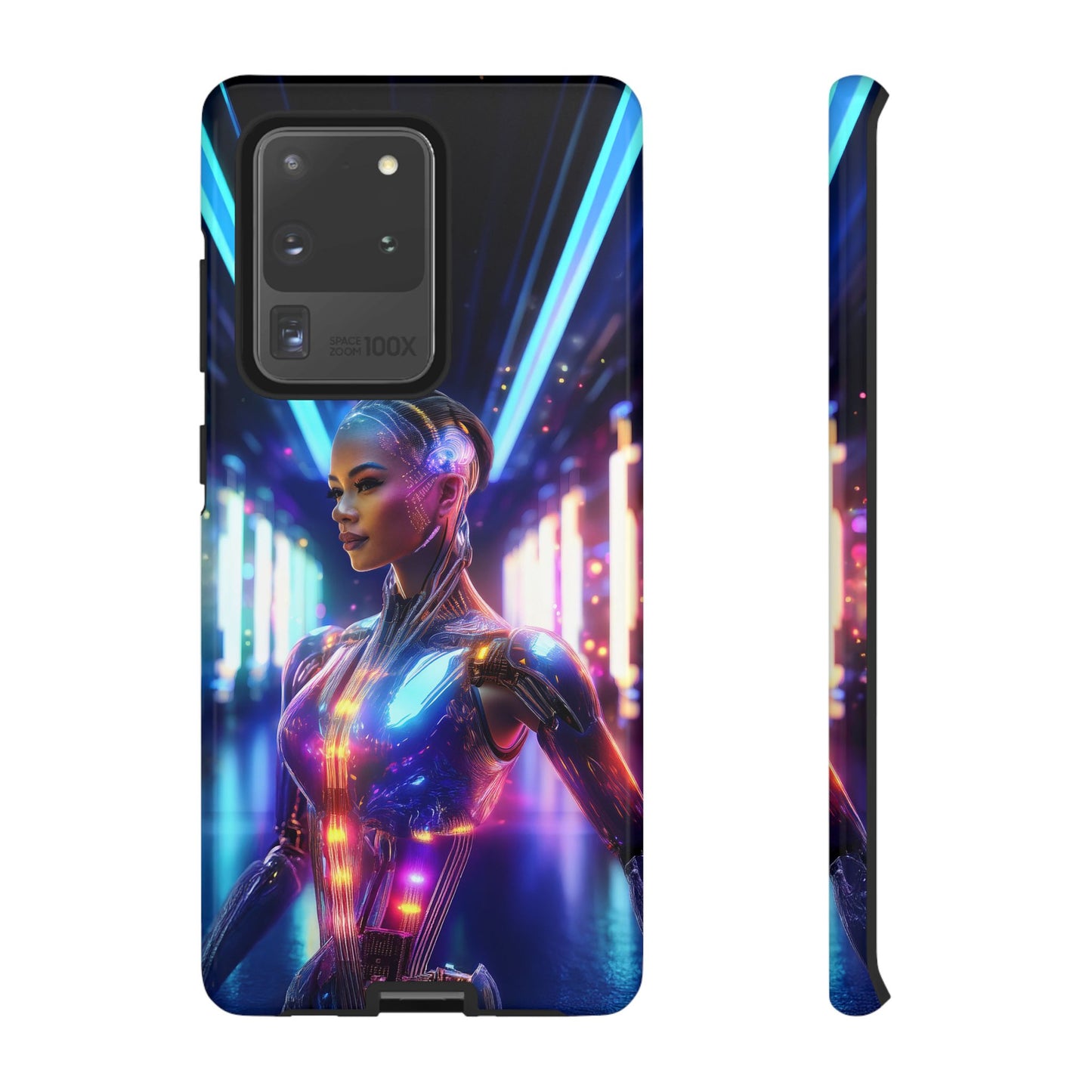 Futuristic Human Android Hybrid Cell Phone Case 010