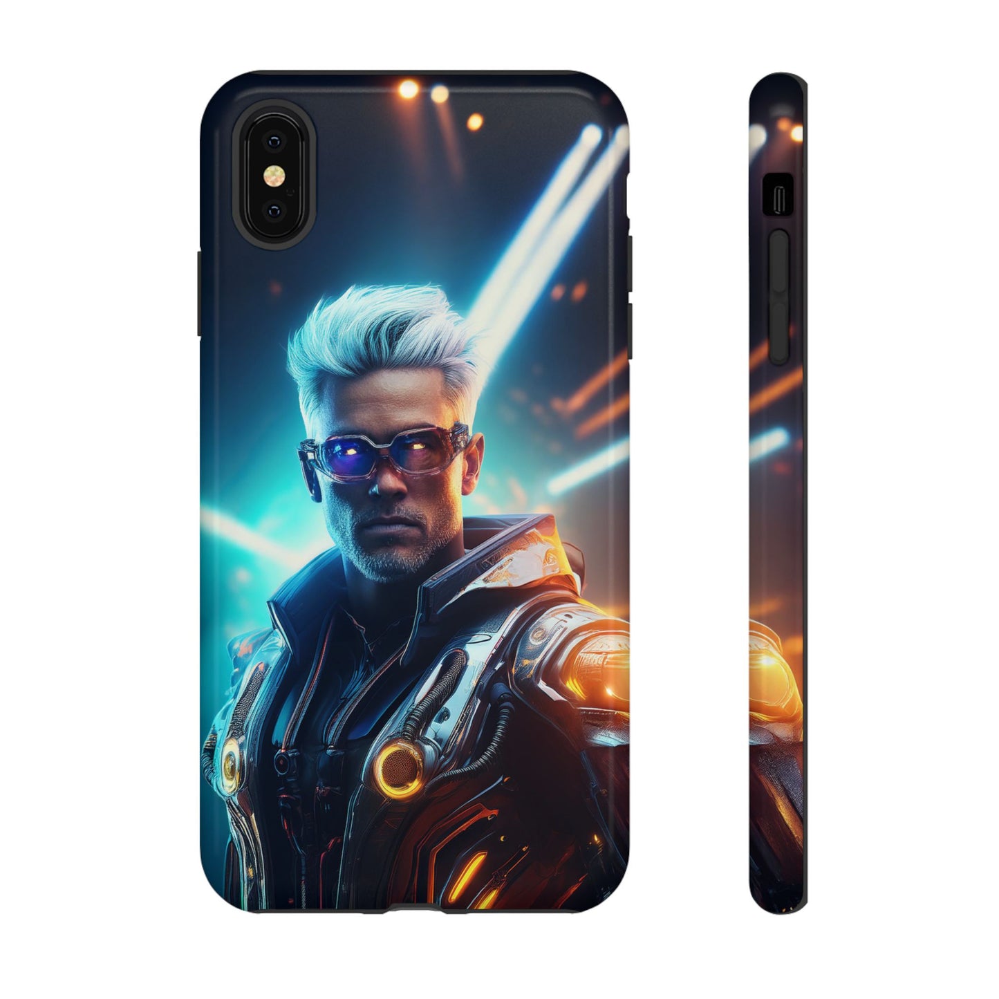 Futuristic Cyberpunk Male Cell Phone Case 013