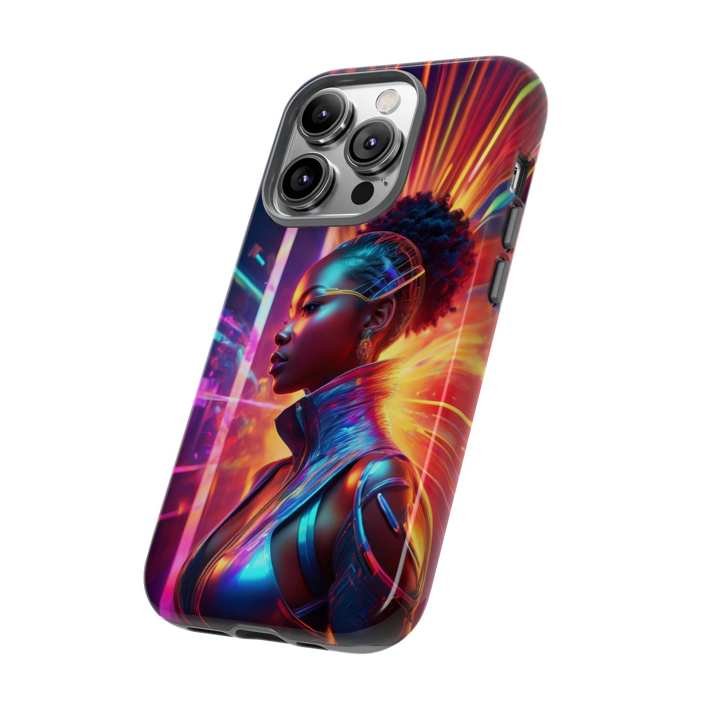 Futuristic Cyberpunk Female Cell Phone Case 001