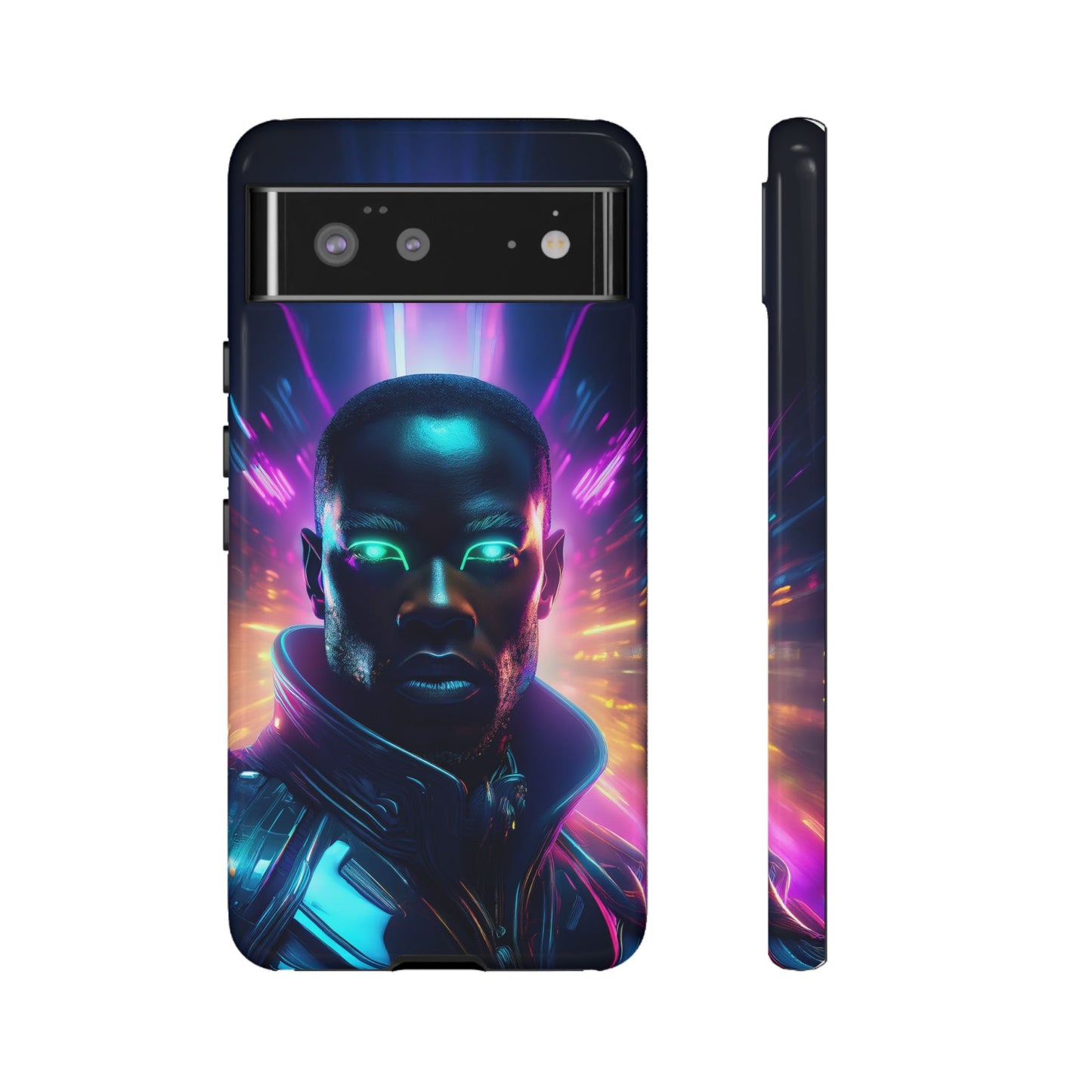 Futuristic Cyberpunk Male Cell Phone Case 022