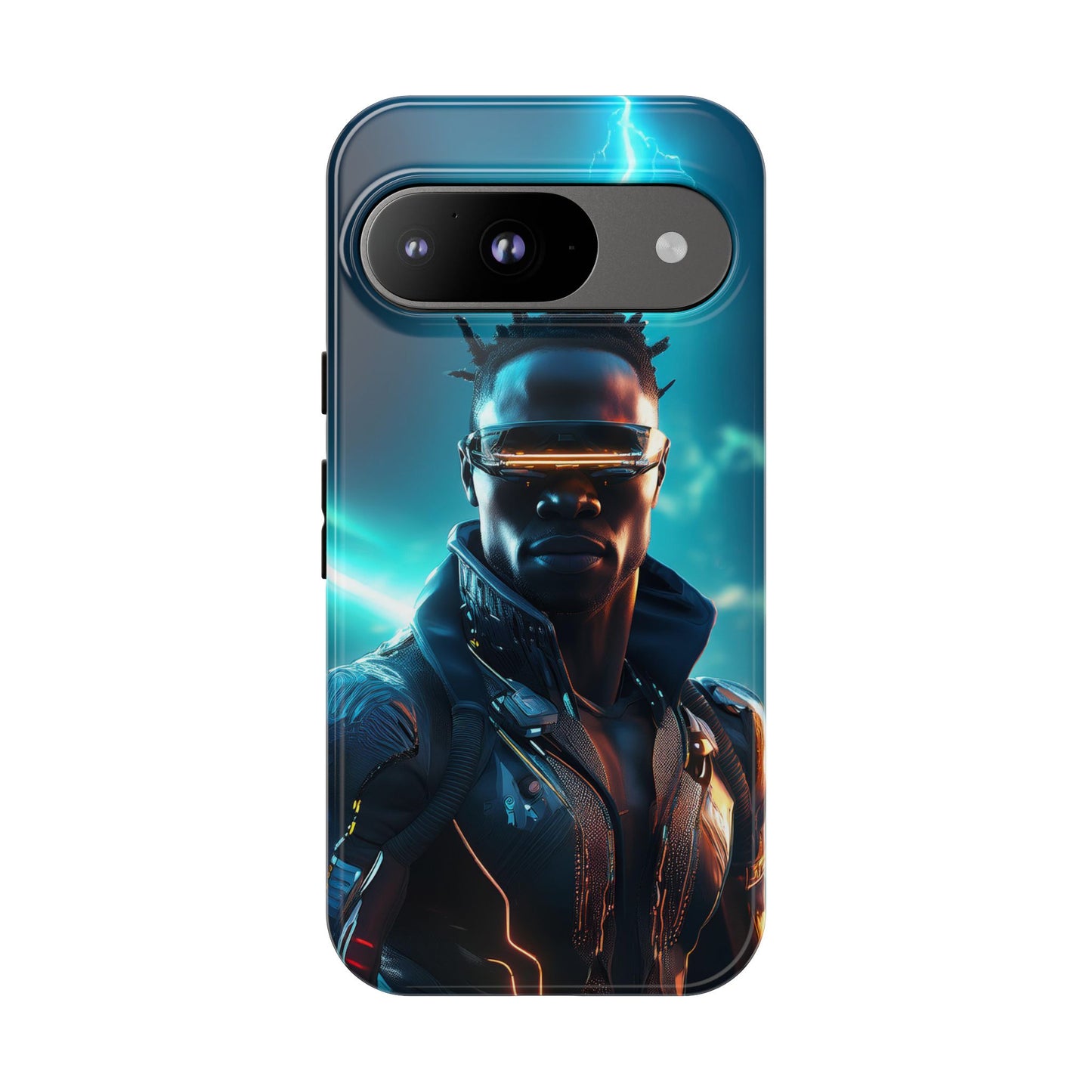 Futuristic Cyberpunk Male Cell Phone Case 014