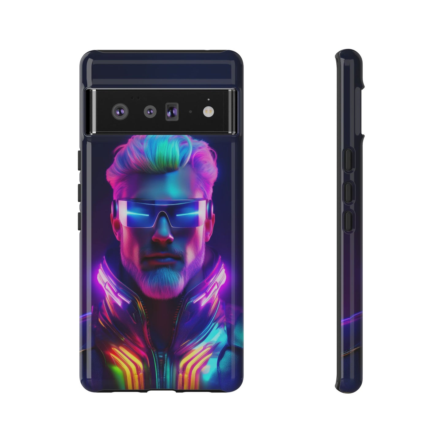 Futuristic Cyberpunk Male Cell Phone Case 026