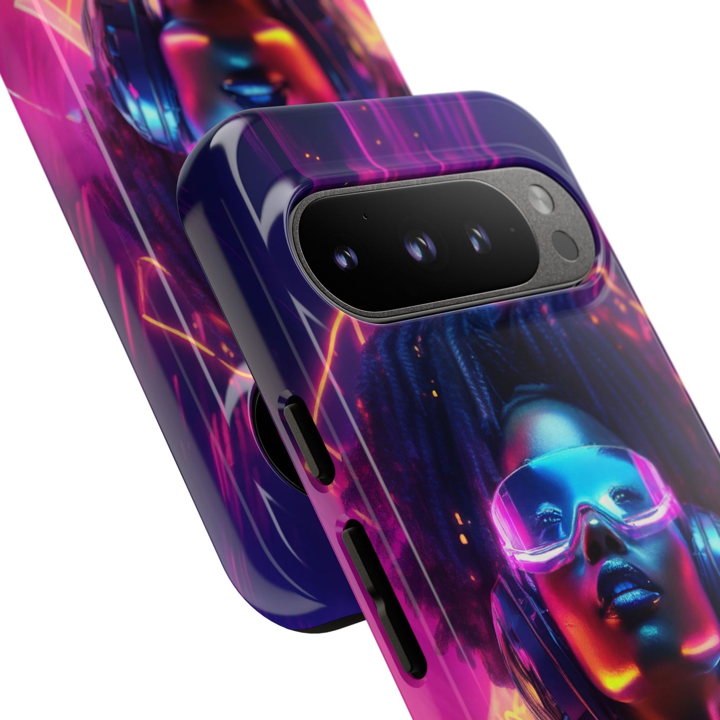 Futuristic Cyberpunk Female Cell Phone Case 030