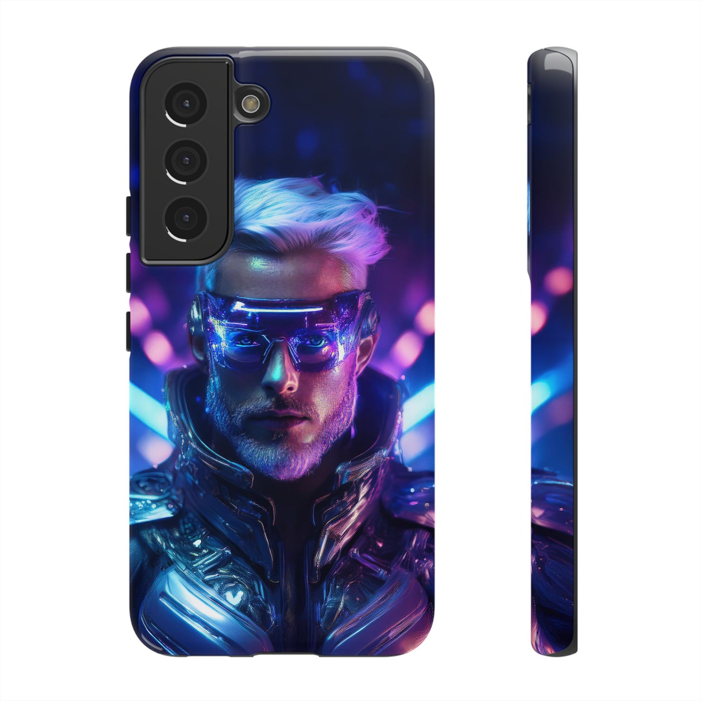 Futuristic Cyberpunk Male Cell Phone Case 020