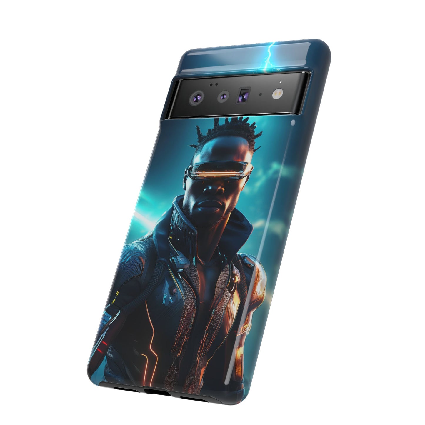 Futuristic Cyberpunk Male Cell Phone Case 014