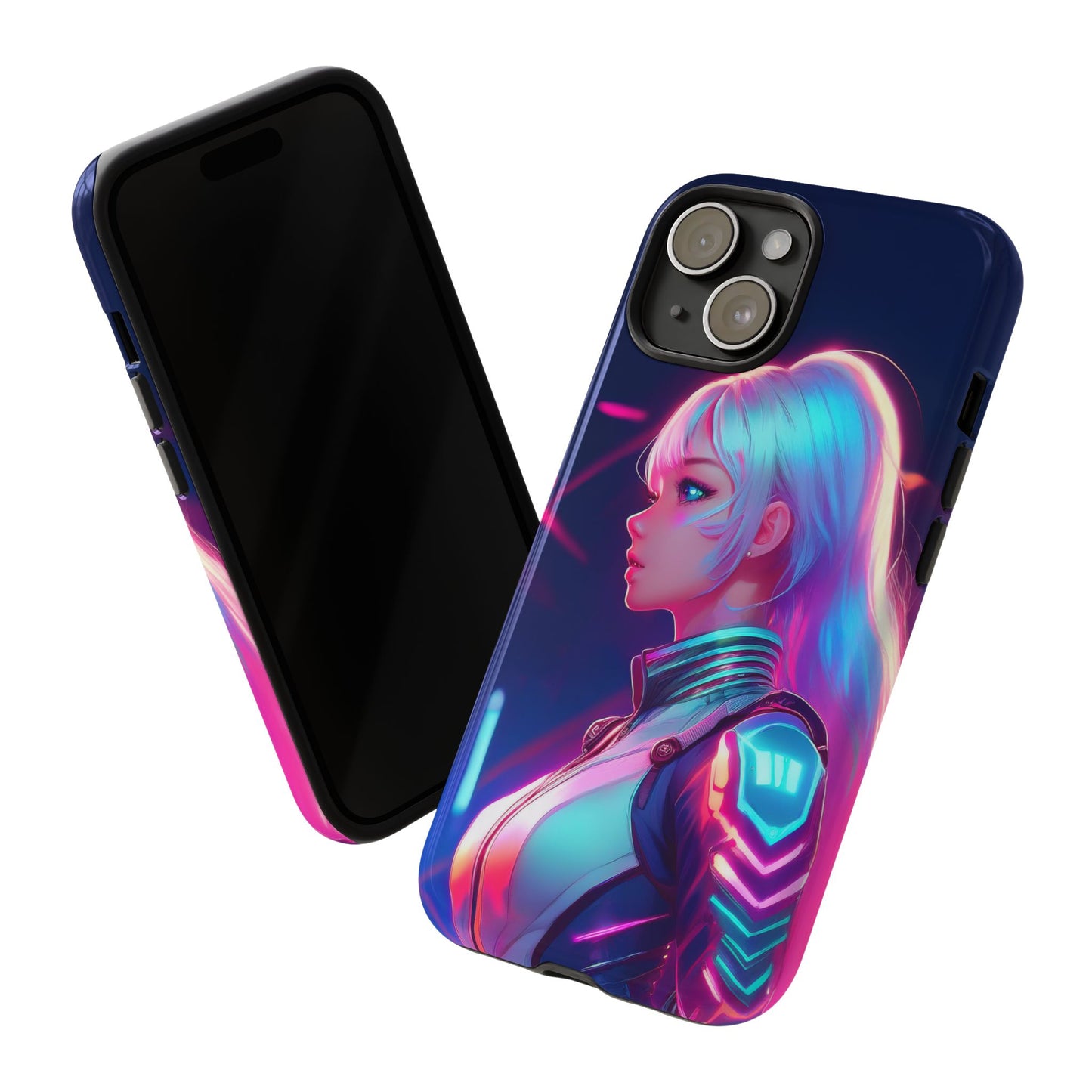 Futuristic Cyberpunk Female Cell Phone Case 009