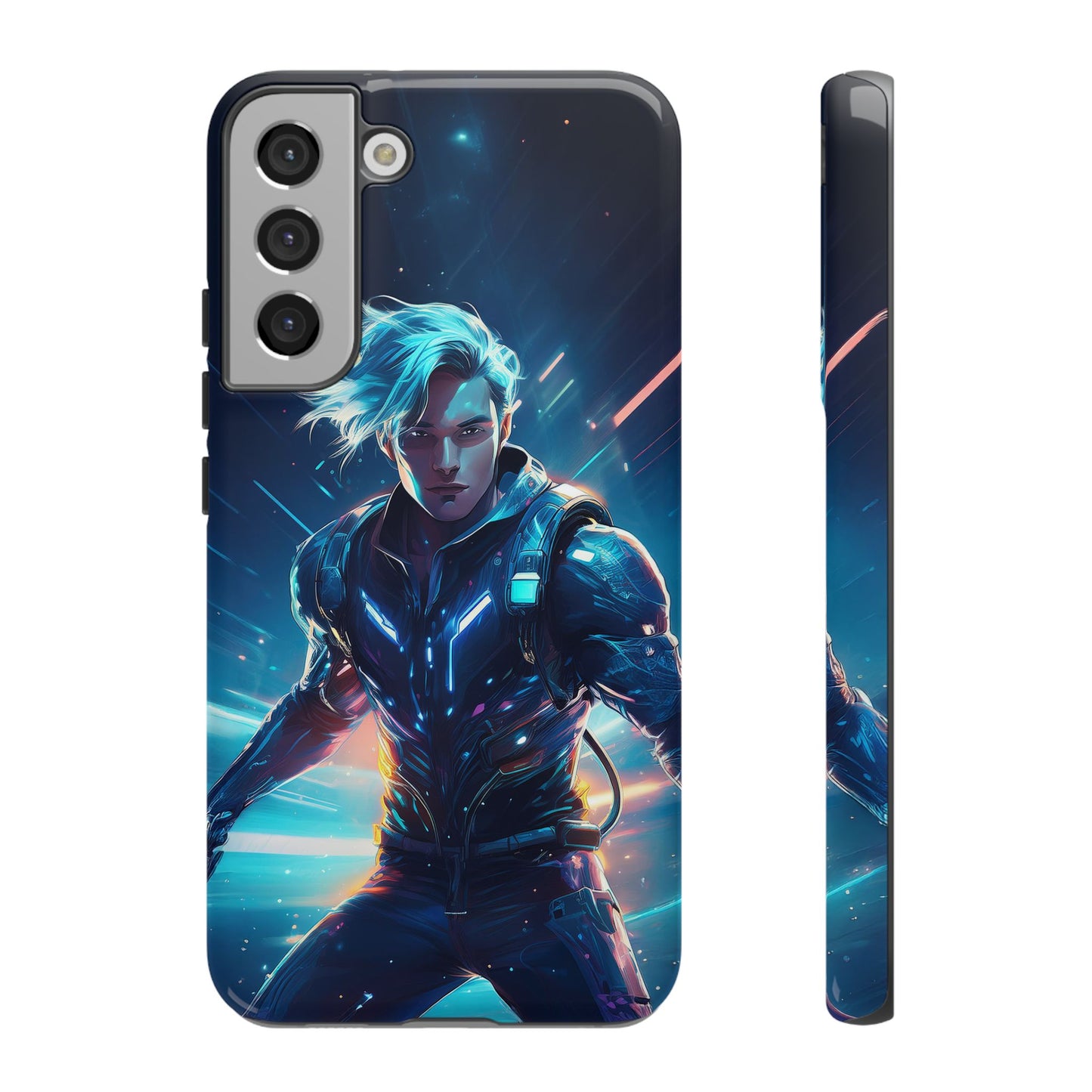 Futuristic Cyberpunk Male Cell Phone Case 024