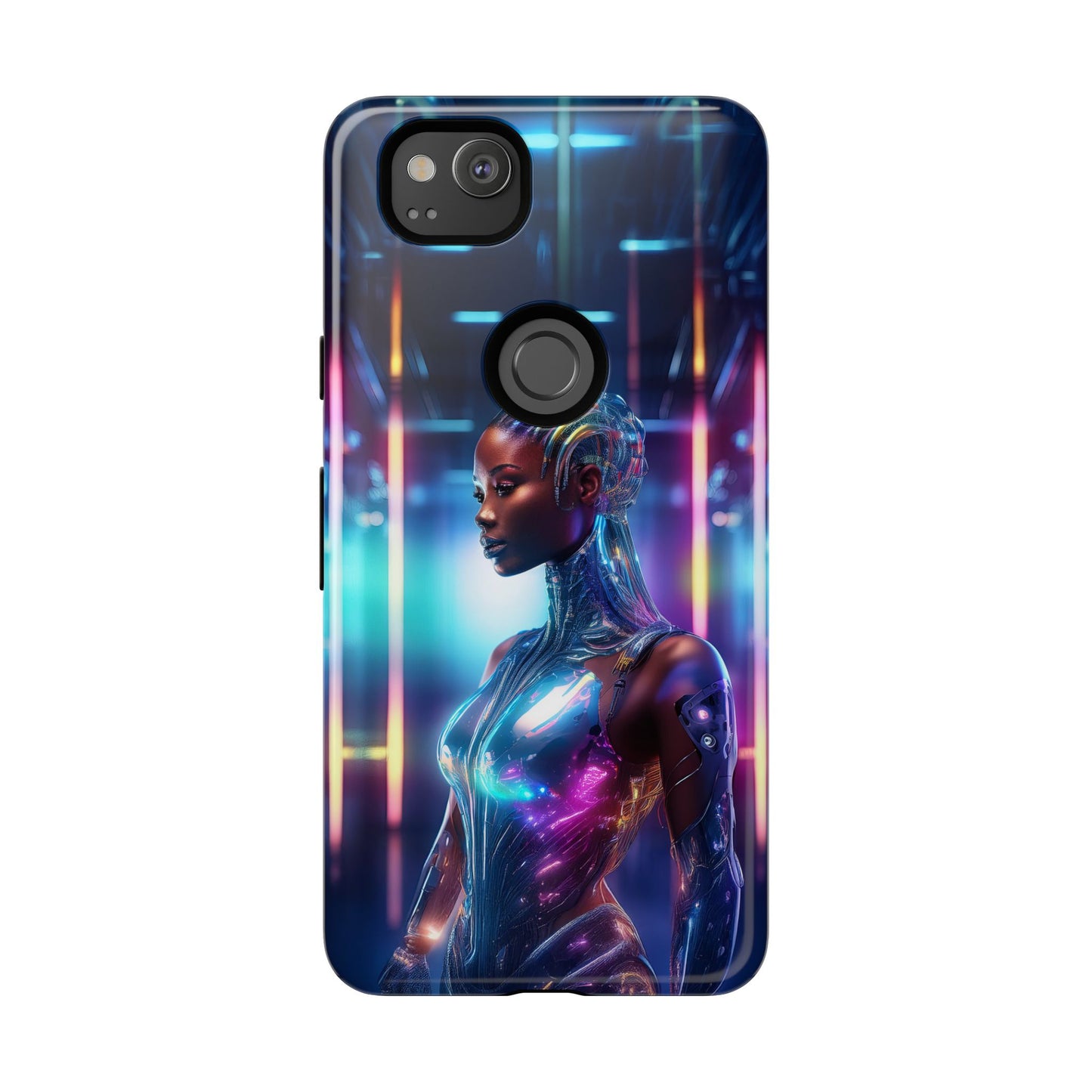 Futuristic Human Android Hybrid Cell Phone Case 014