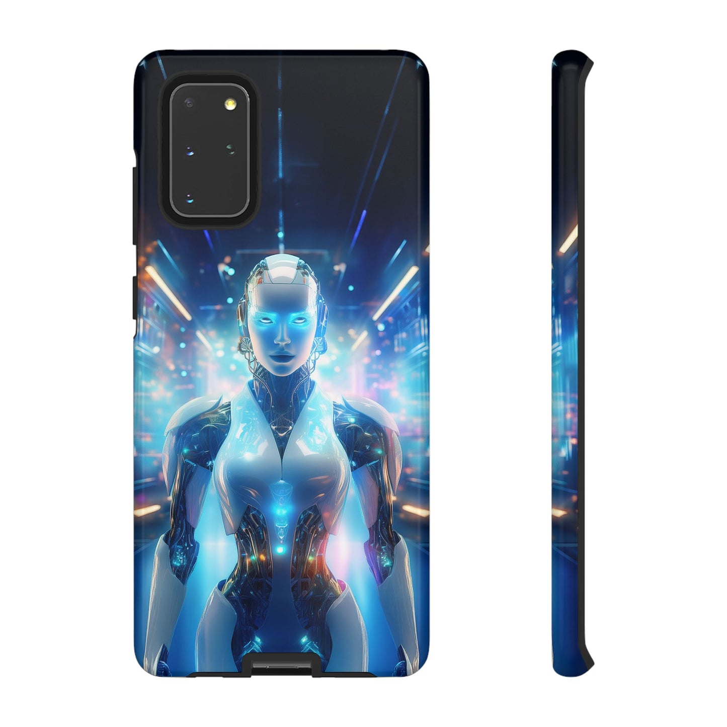 Futuristic Human Android Hybrid Cell Phone Case 012